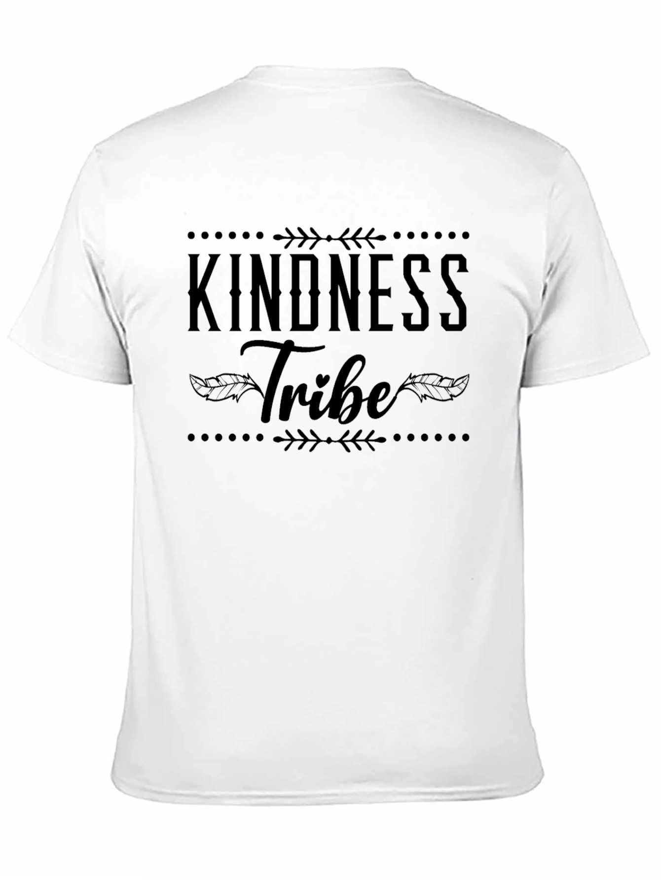 Kindness Tribe Black Graphic Tee
