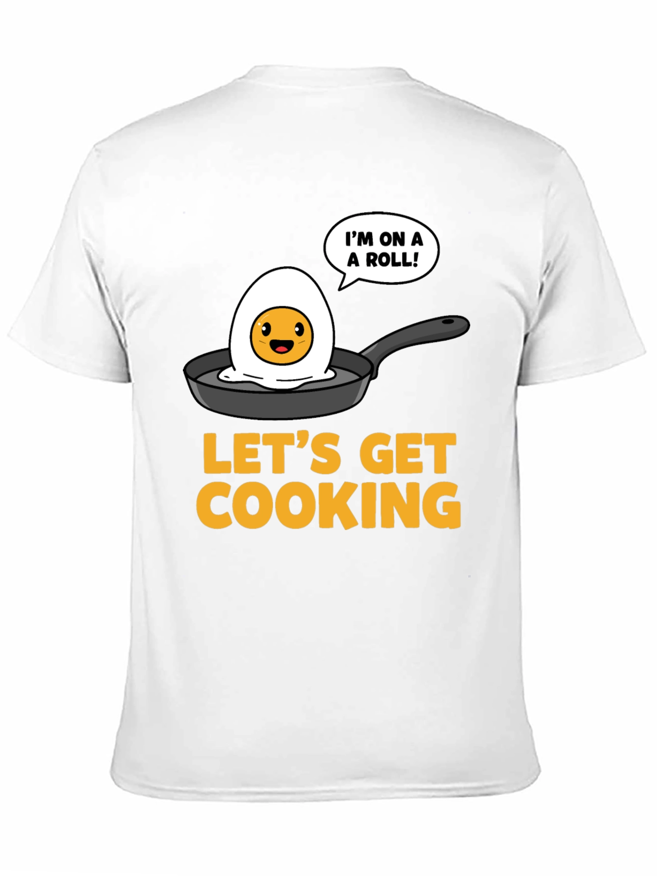 Funny Egg Cooking T-Shirt - Lets Get Cooking!