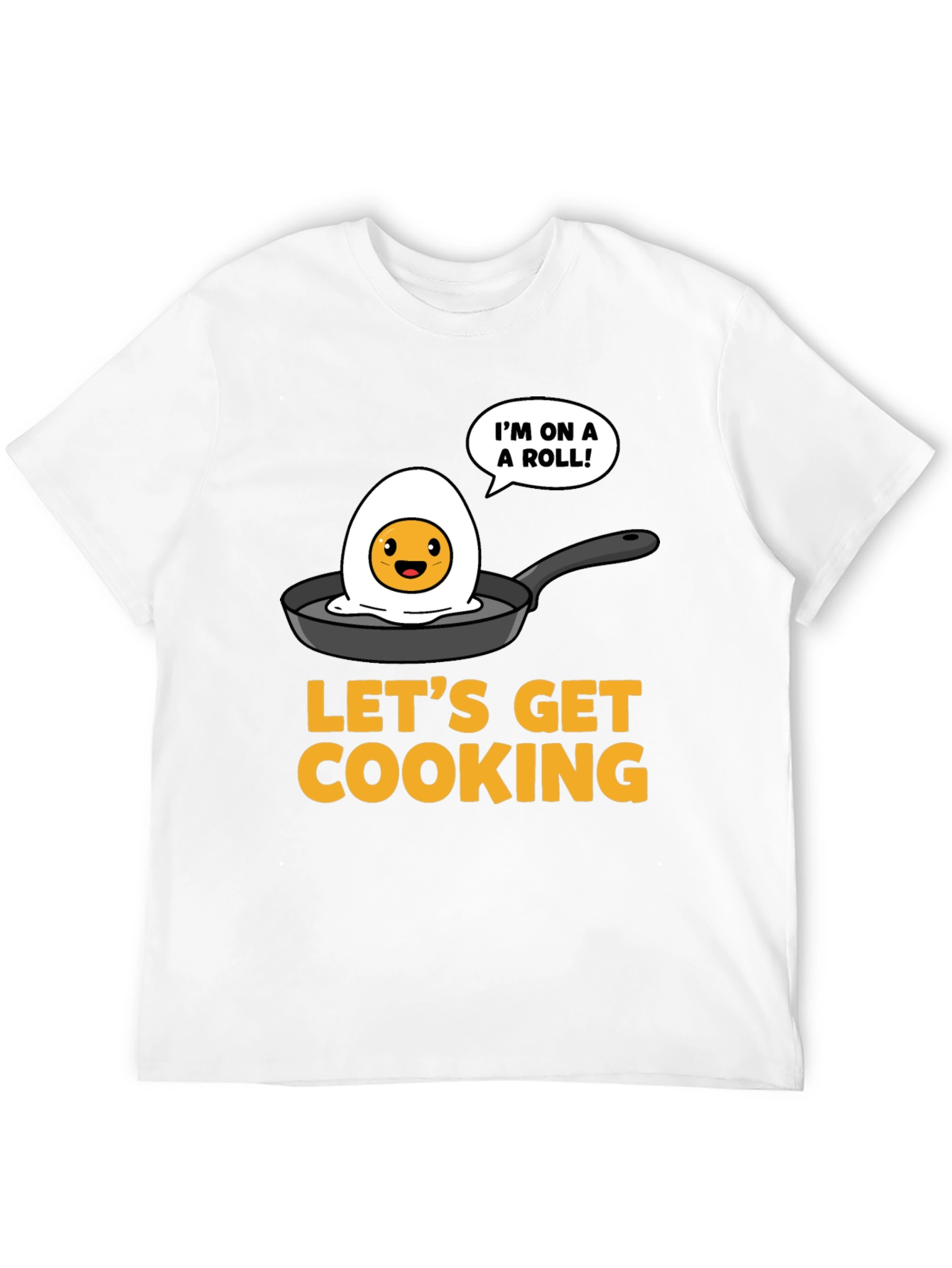 Funny Egg Cooking T-Shirt - Lets Get Cooking!