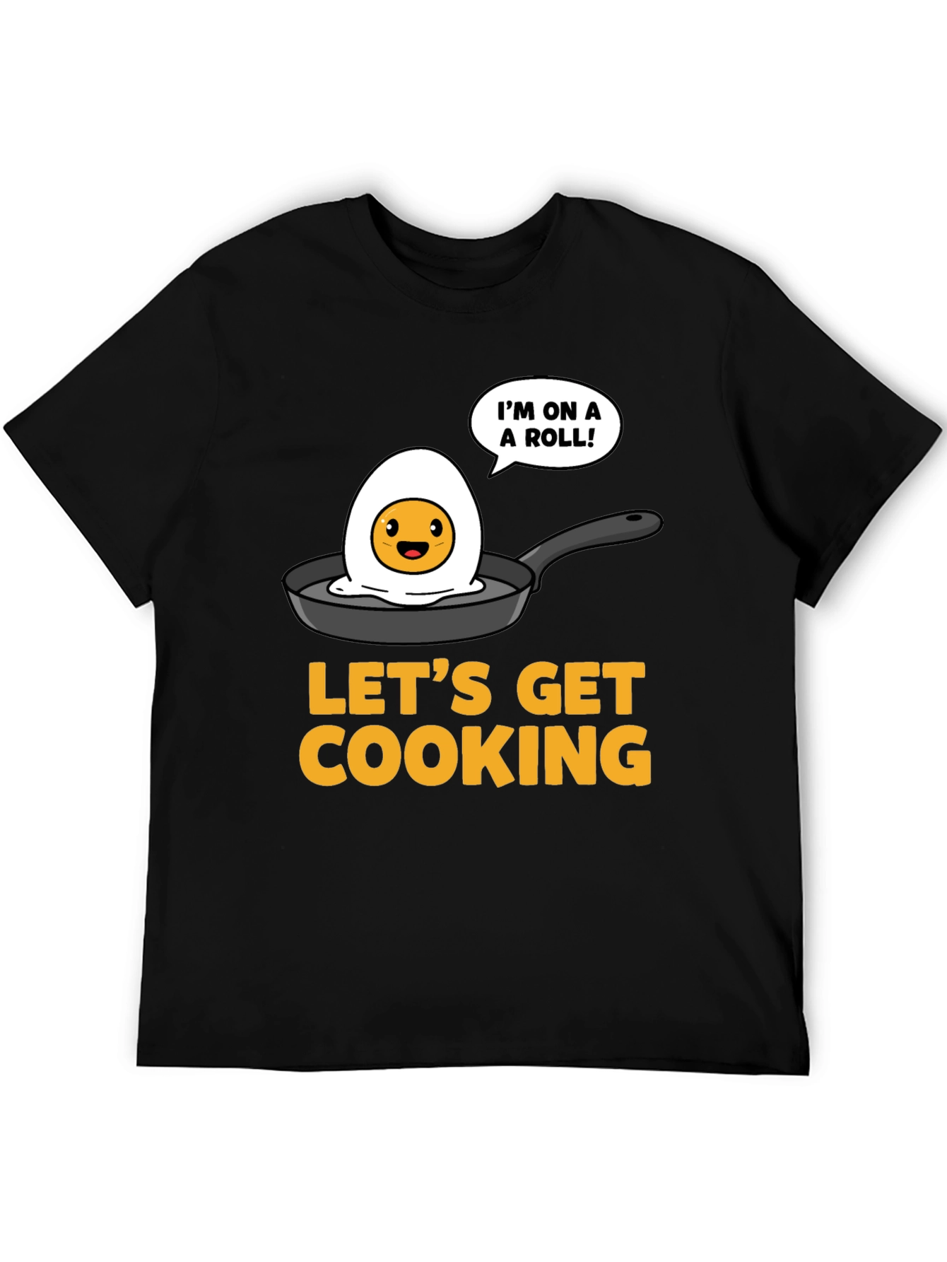 Funny Egg Cooking T-Shirt - Lets Get Cooking!