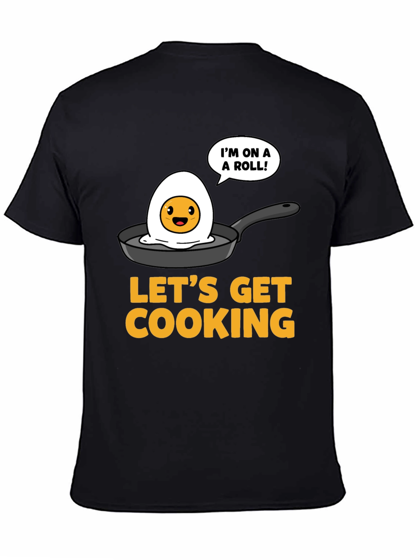 Funny Egg Cooking T-Shirt - Lets Get Cooking!