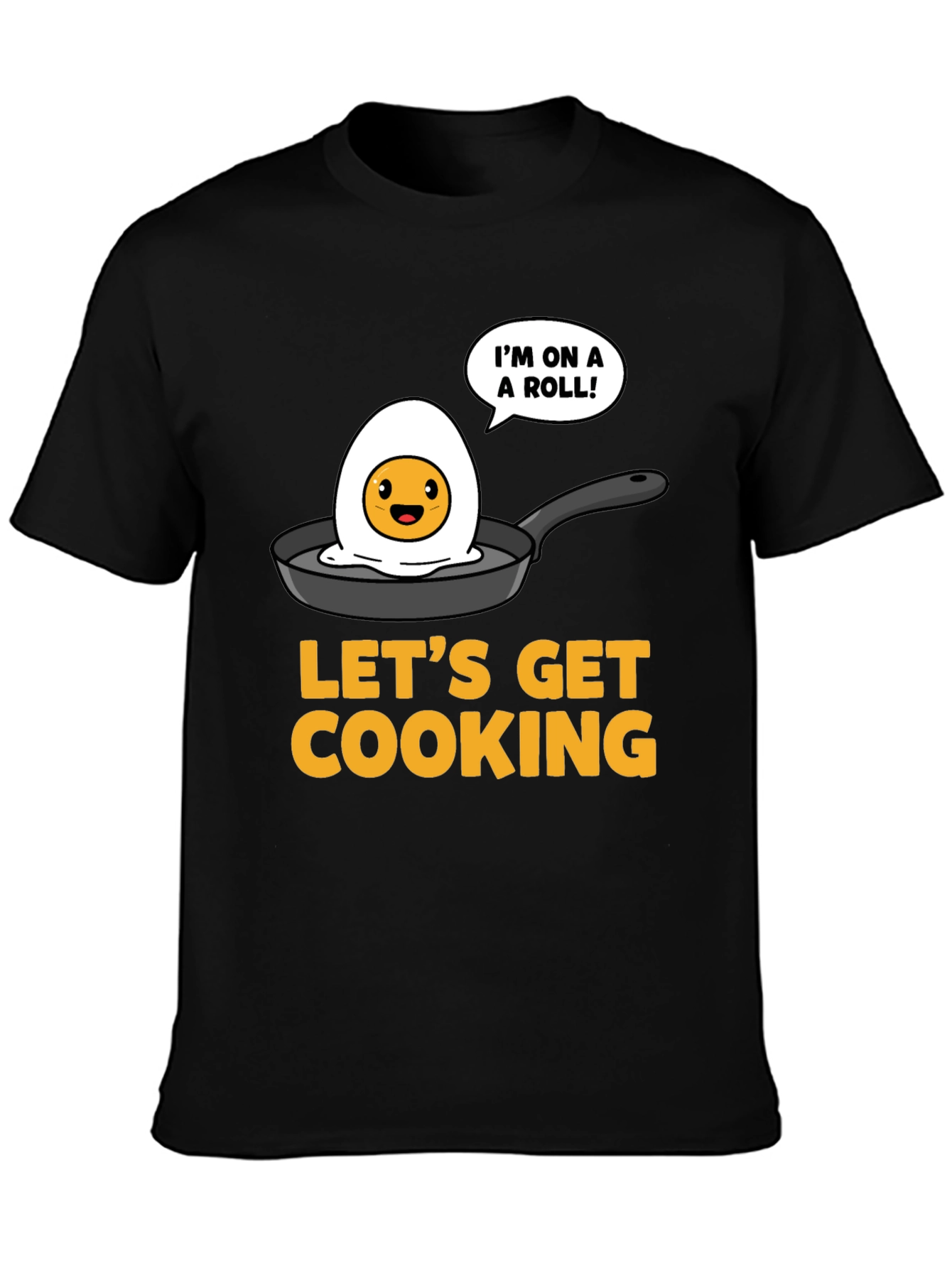 Funny Egg Cooking T-Shirt - Lets Get Cooking!