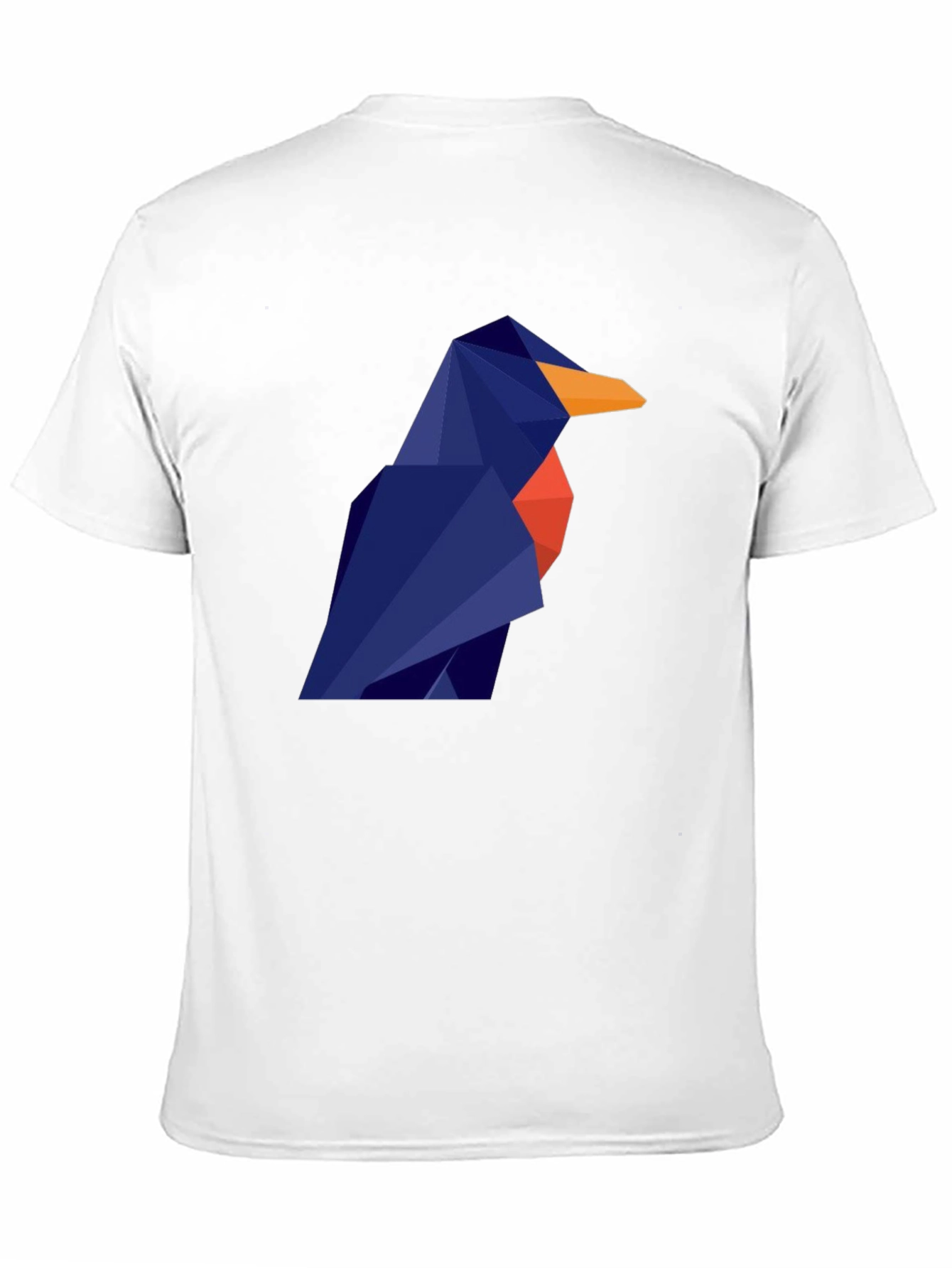 Geometric Bird Graphic Tee - Modern Style