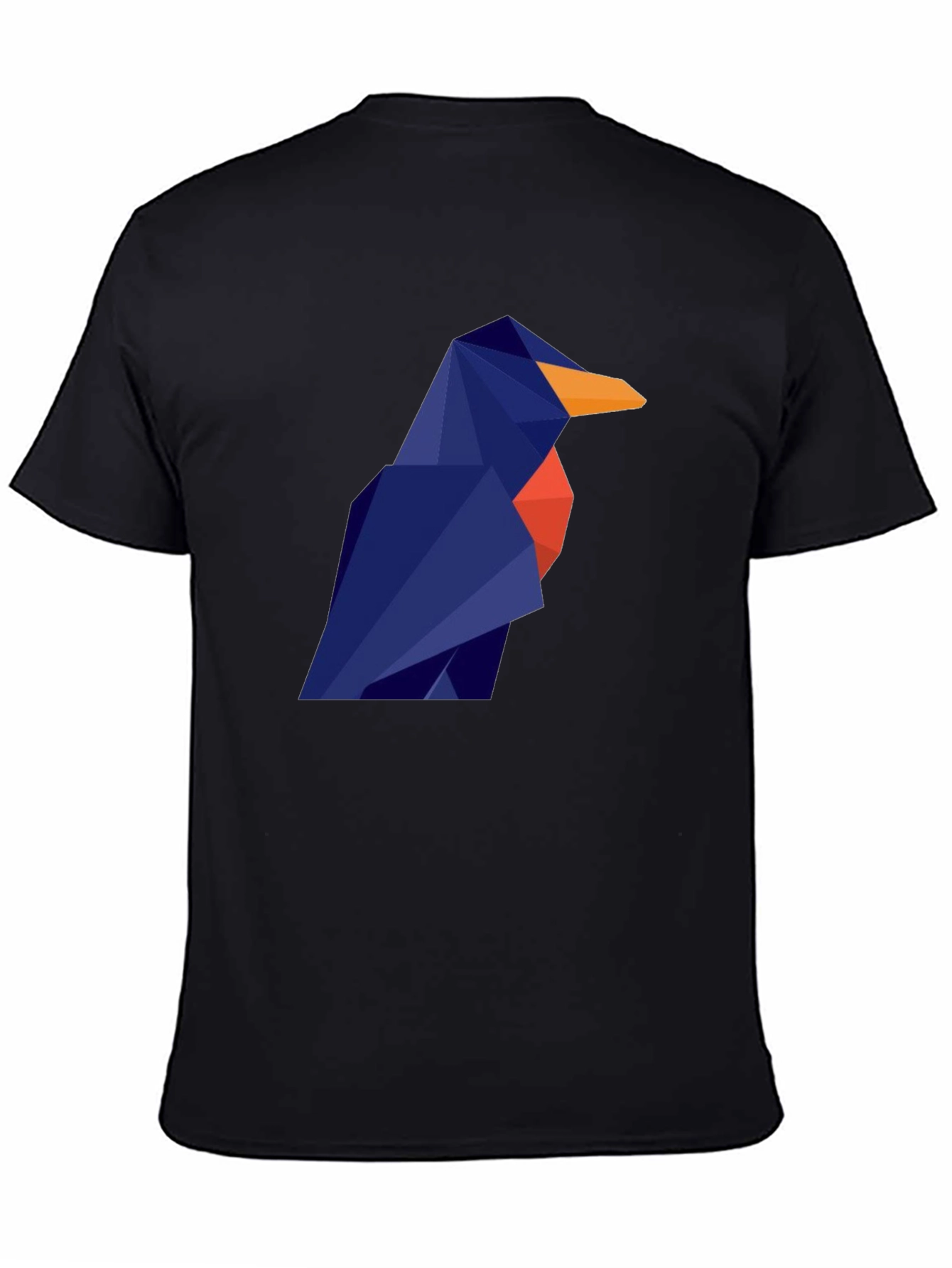 Geometric Bird Graphic Tee - Modern Style