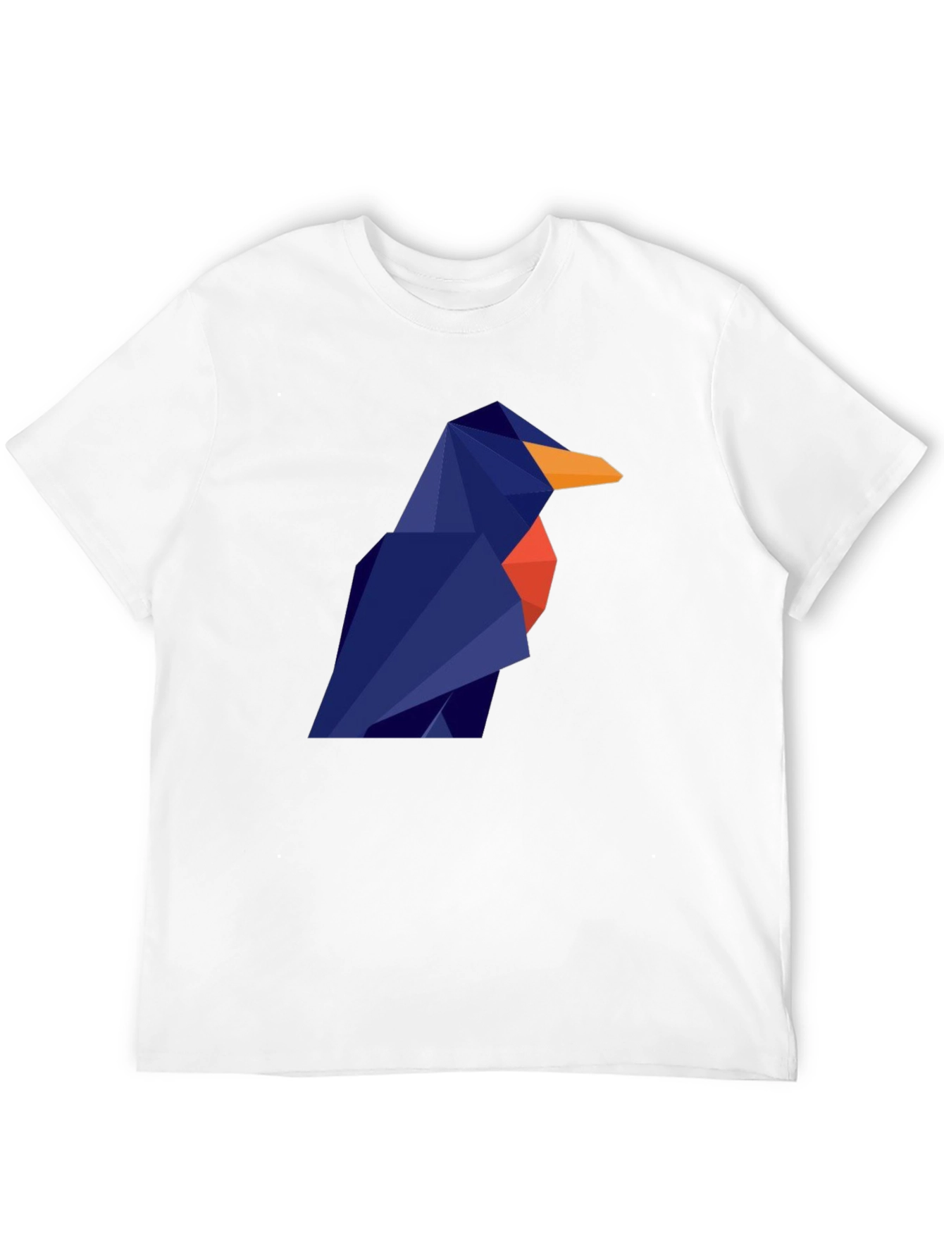 Geometric Bird Graphic Tee - Modern Style