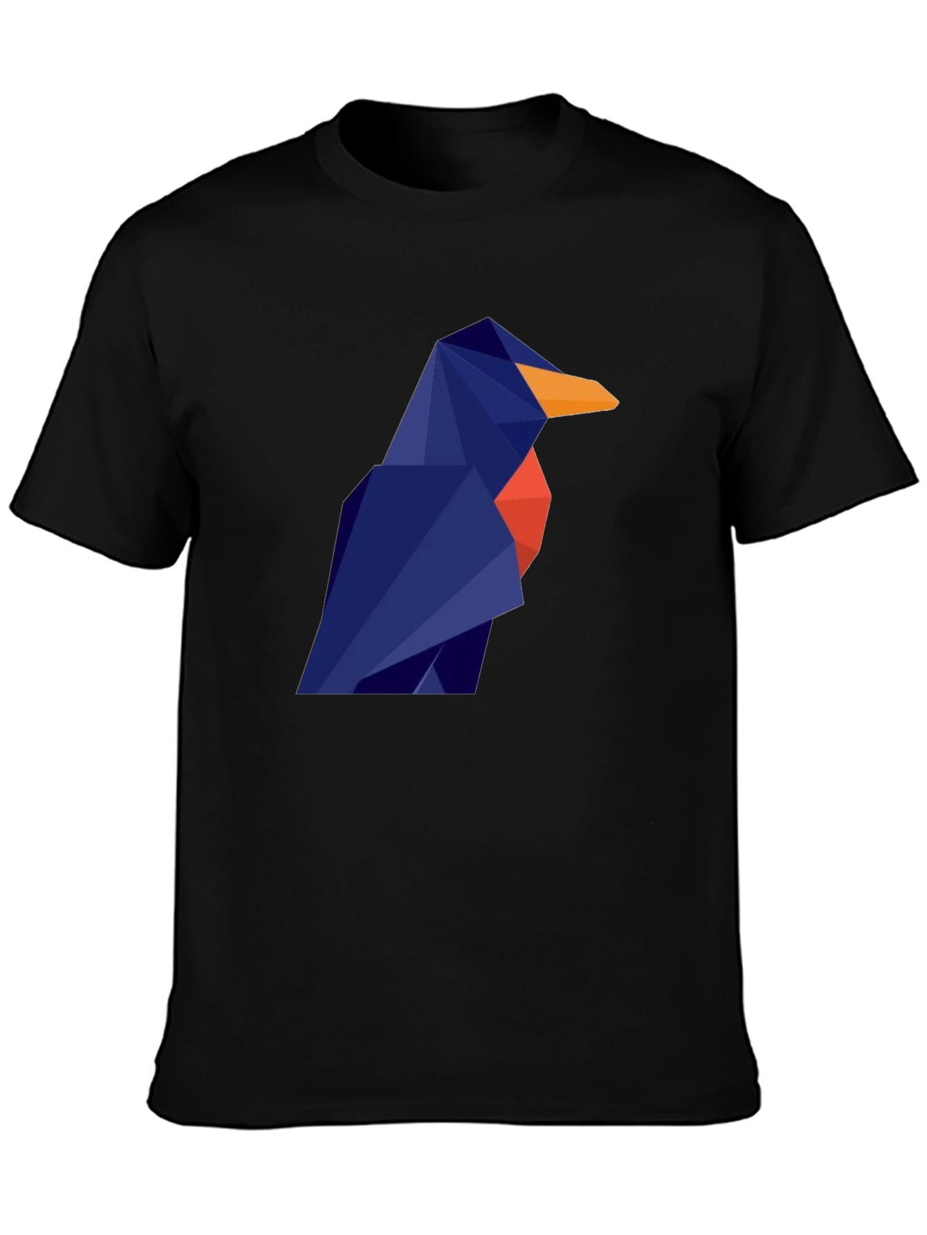 Geometric Bird Graphic Tee - Modern Style