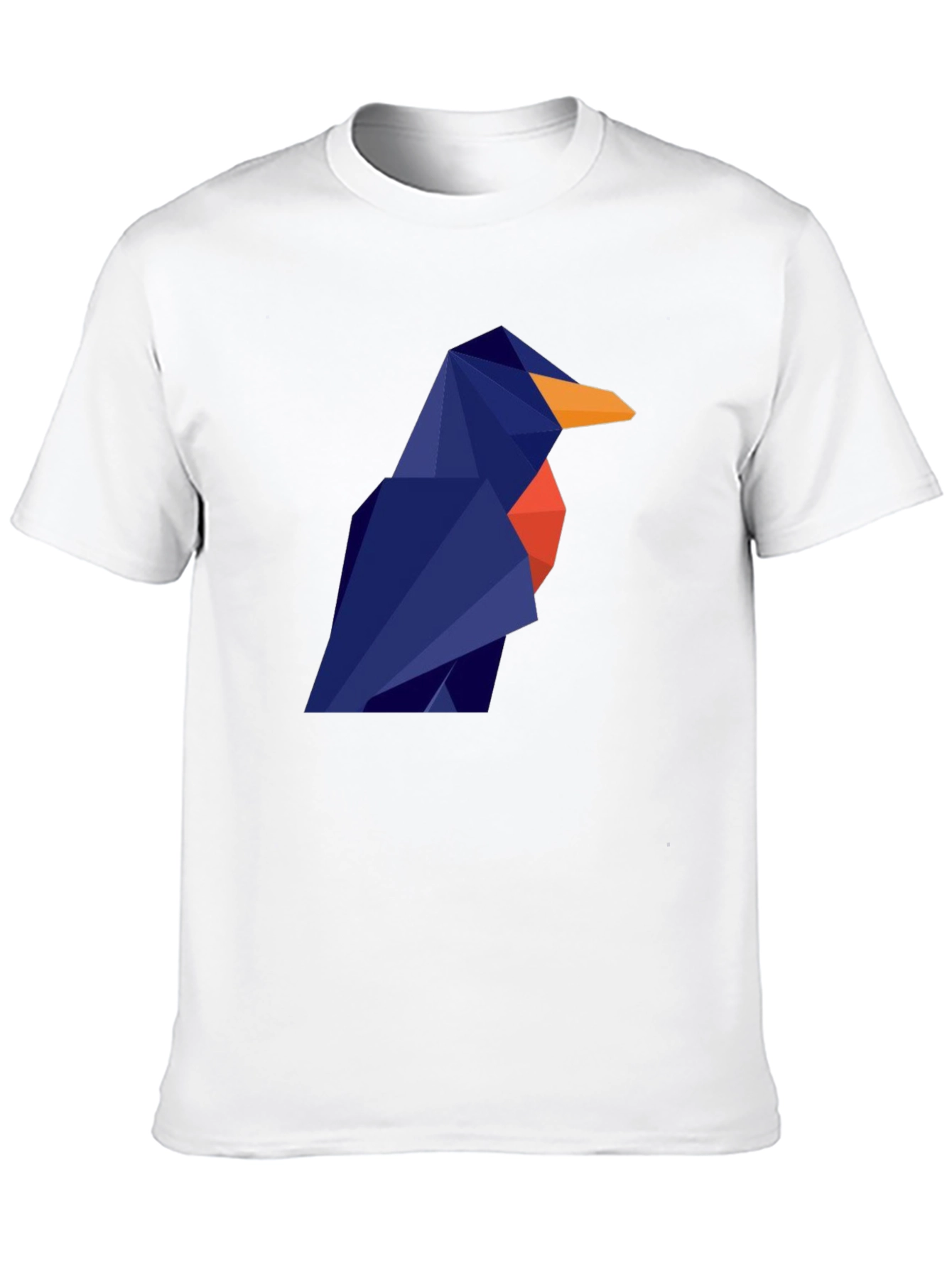 Geometric Bird Graphic Tee - Modern Style