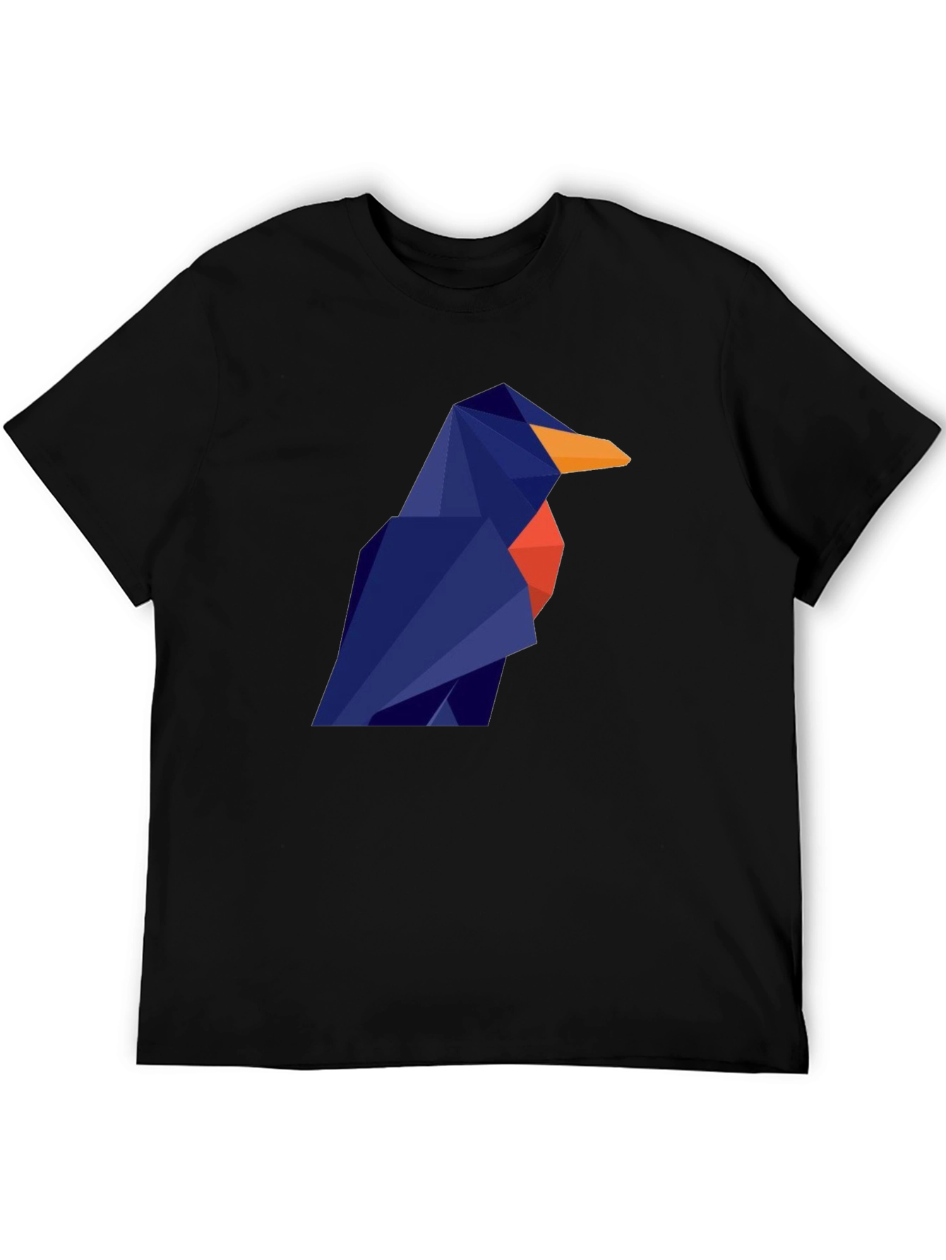 Geometric Bird Graphic Tee - Modern Style