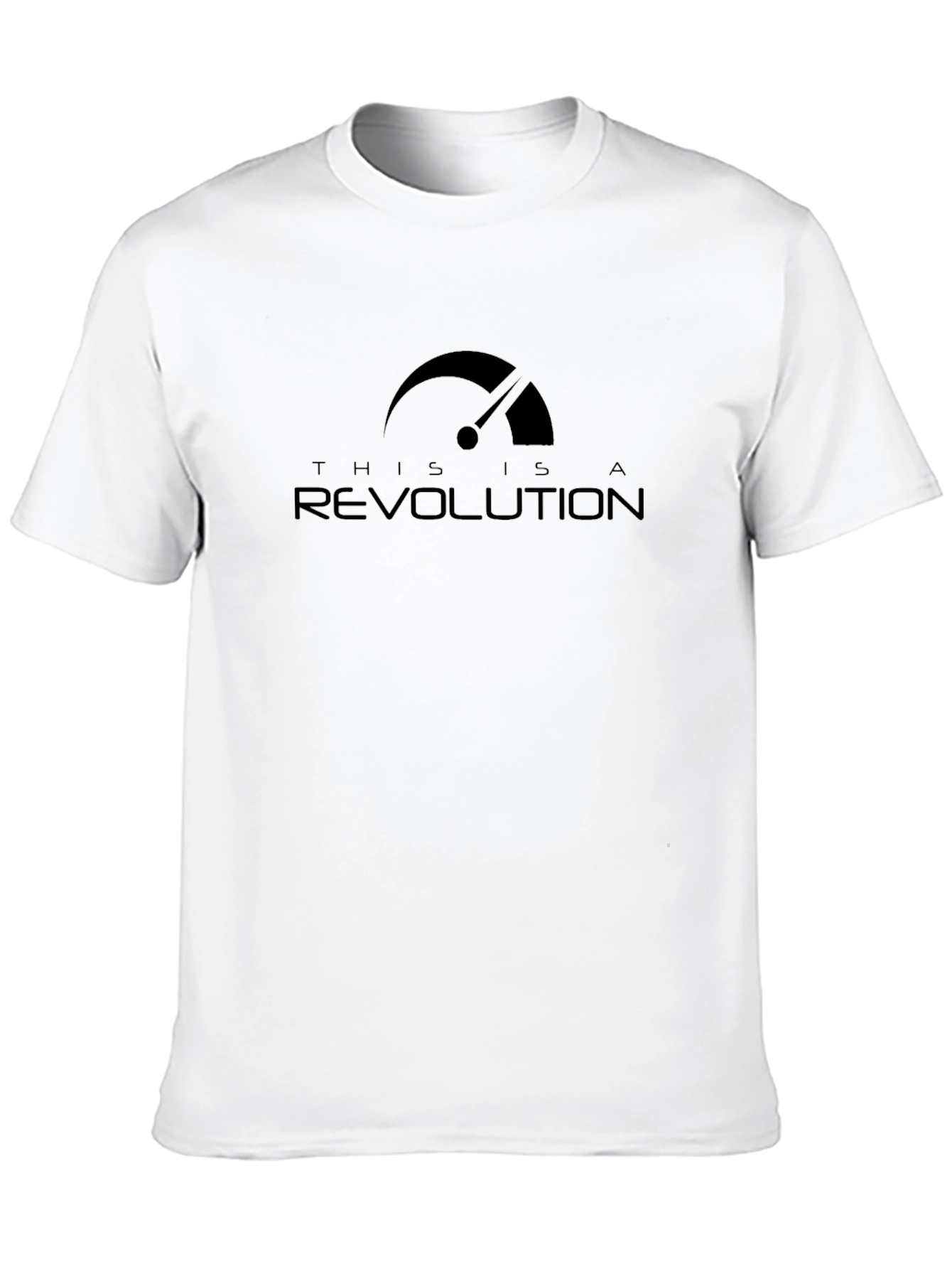 Revolution Graphic Tee - Stylish Black Cotton T-Shirt