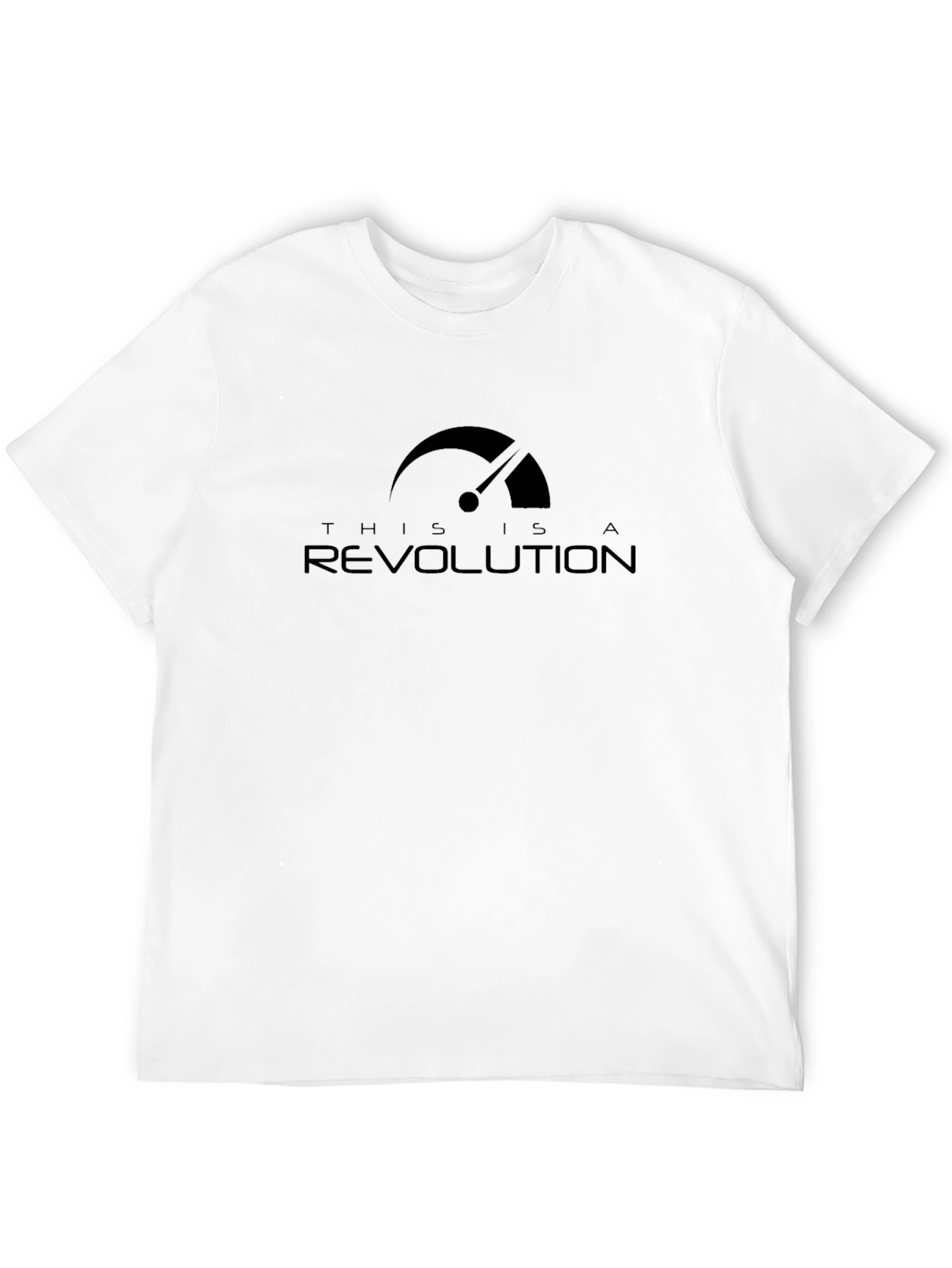 Revolution Graphic Tee - Stylish Black Cotton T-Shirt