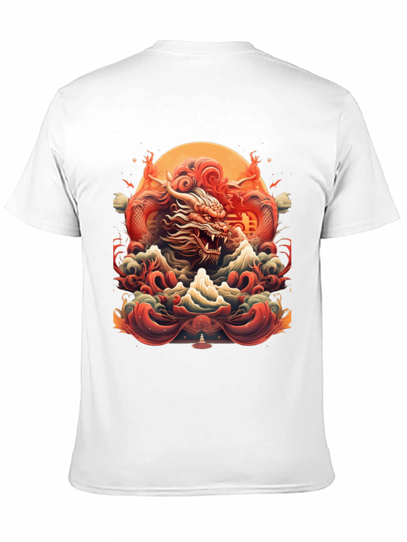 Dragon Graphic Tee - Bold Asian Inspired Design