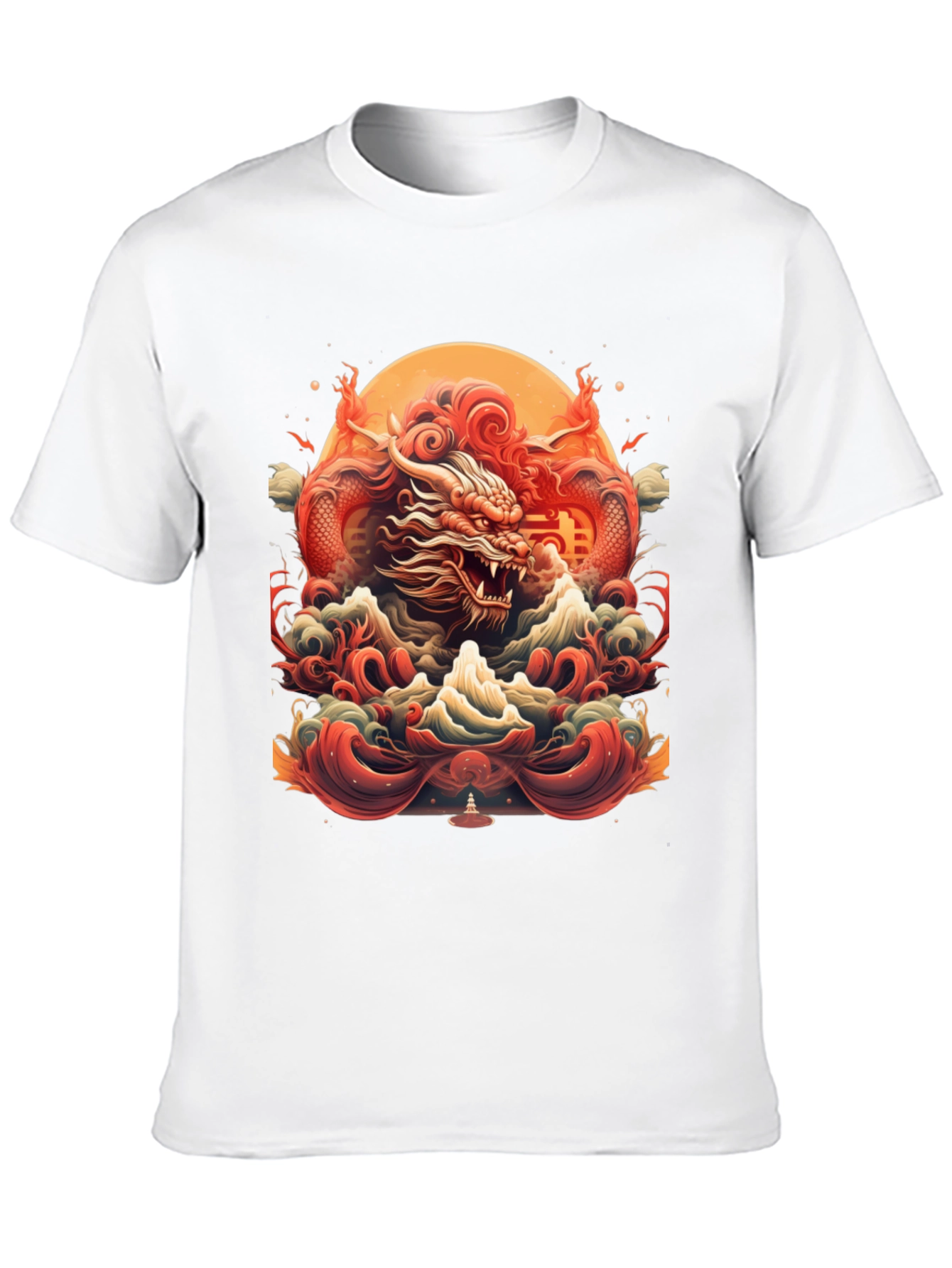 Dragon Graphic Tee - Bold Asian Inspired Design