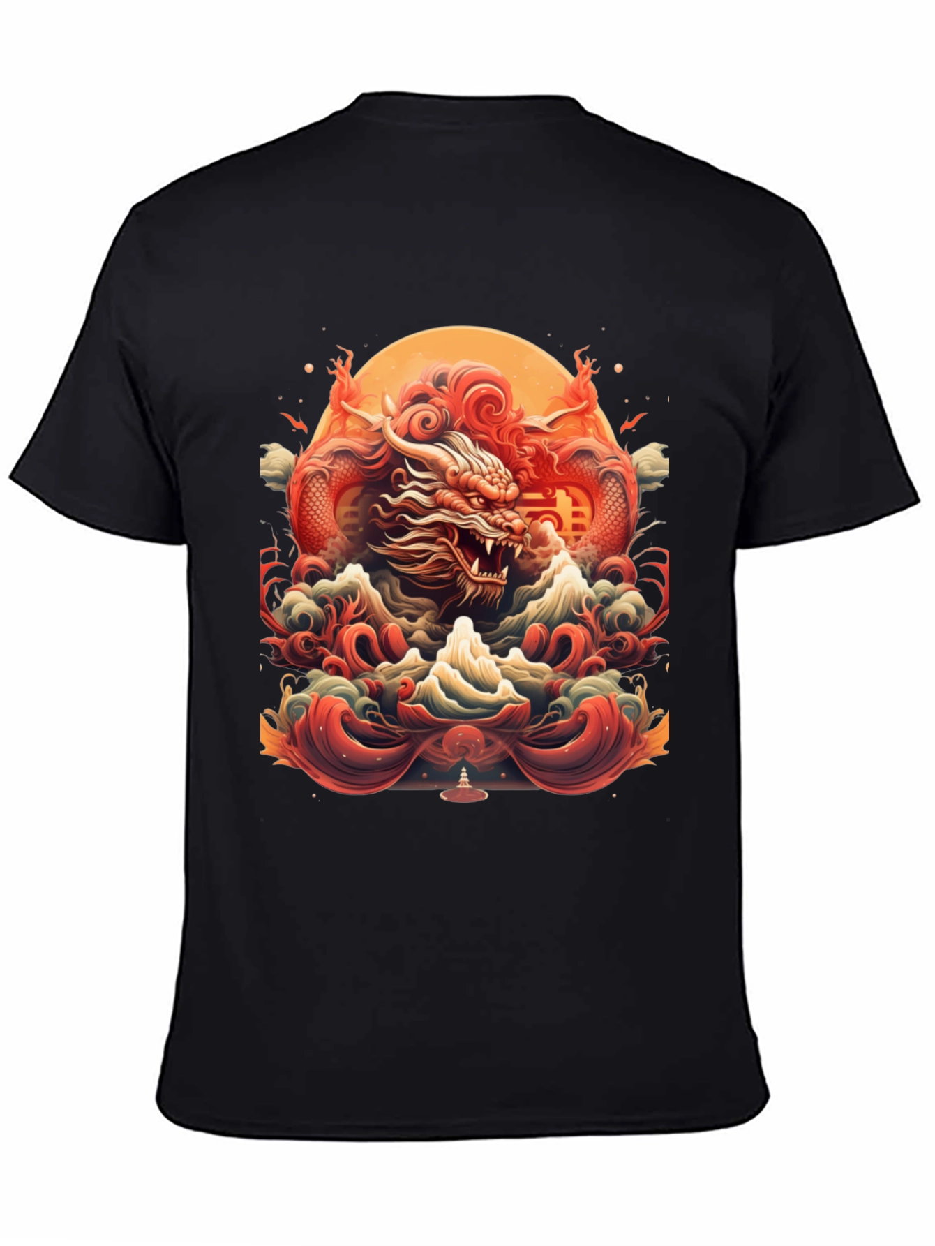 Dragon Graphic Tee - Bold Asian Inspired Design