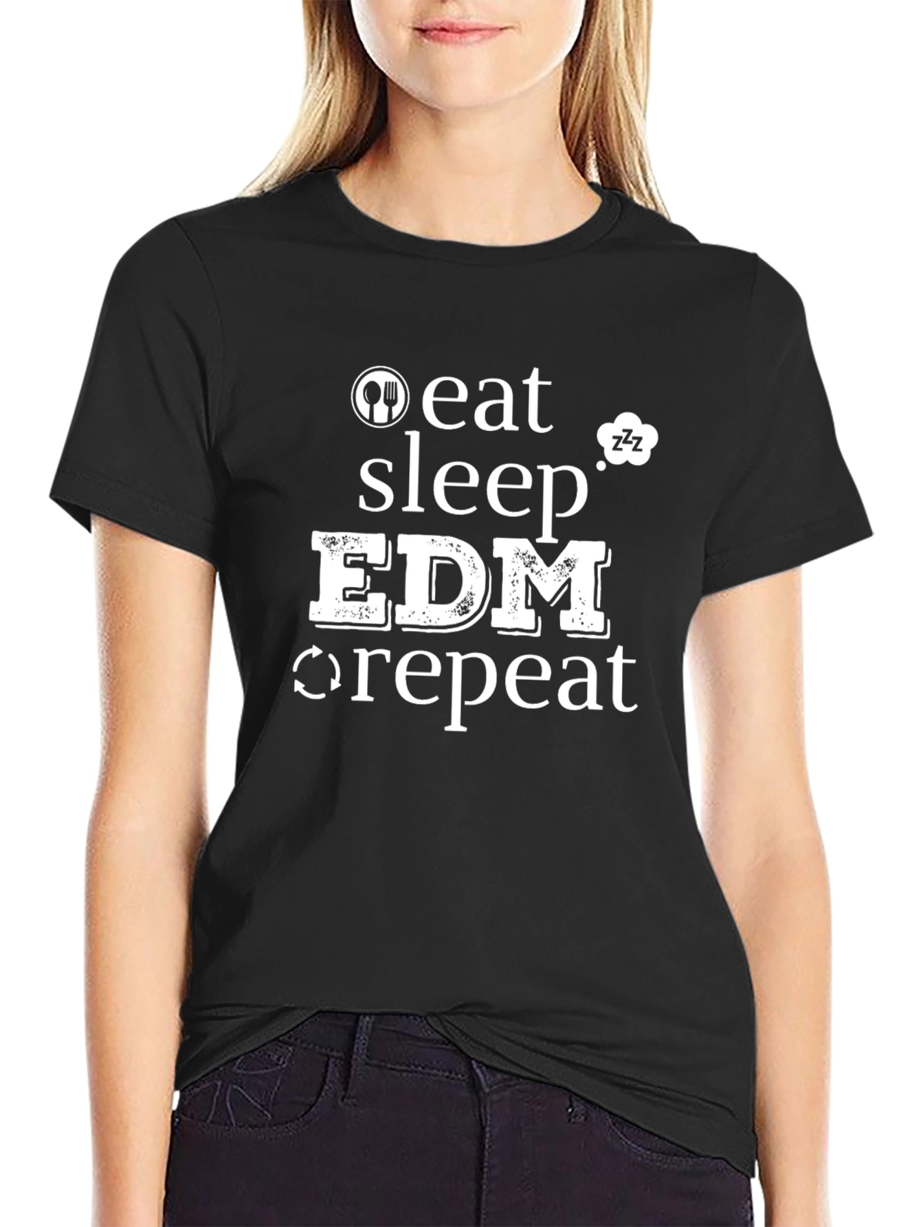 Eat Sleep EDM Repeat T-Shirt - Music Lover Tee