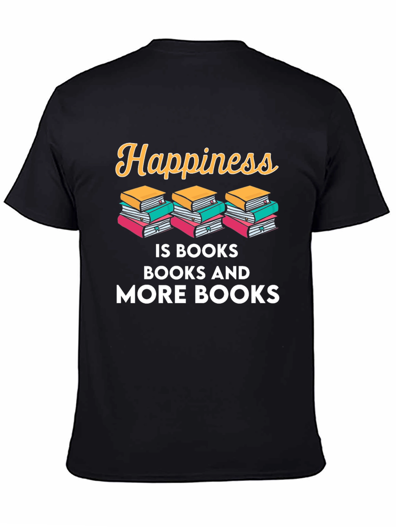 Happiness is Books Graphic T-Shirt
