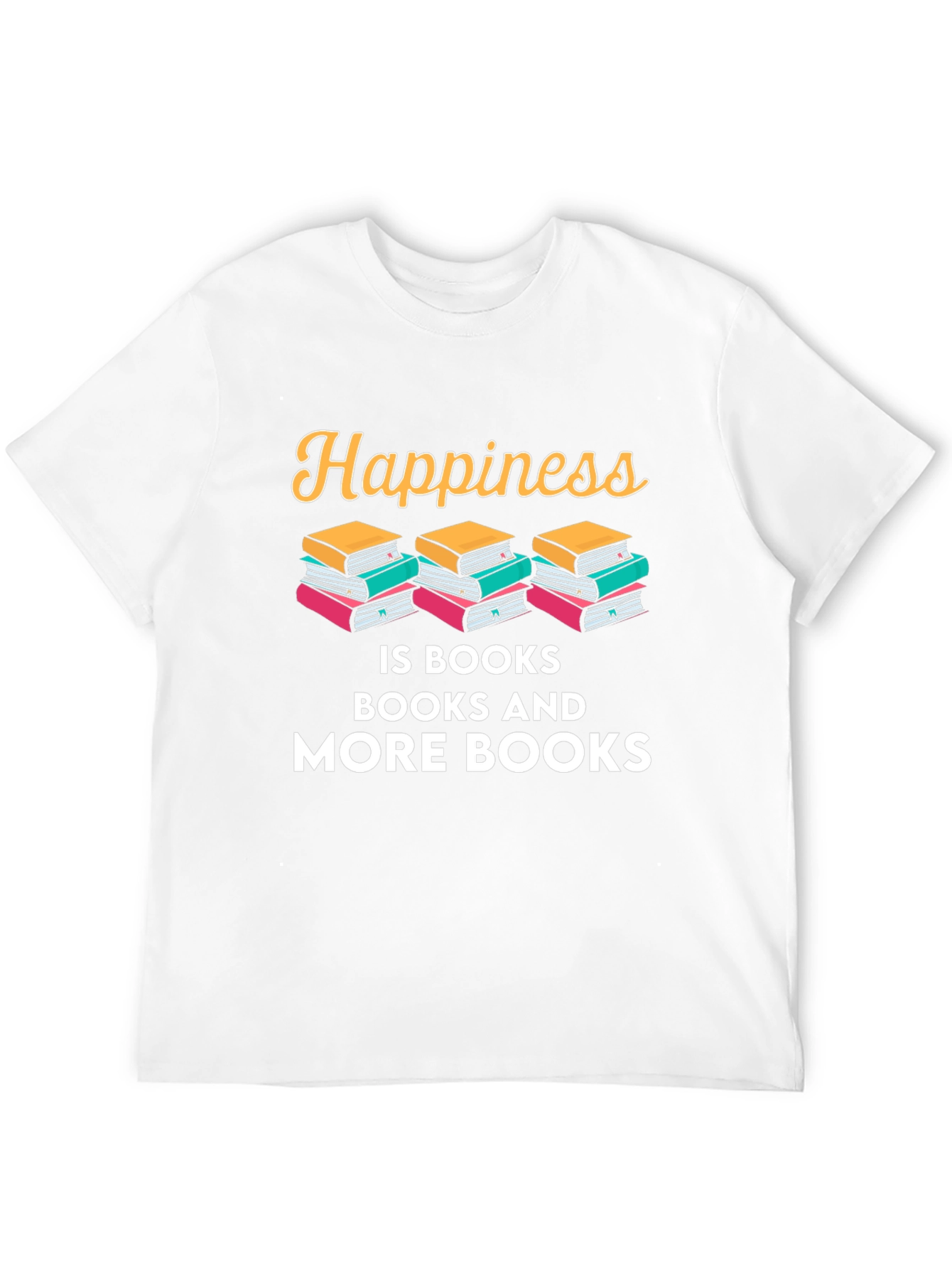 Happiness is Books Graphic T-Shirt