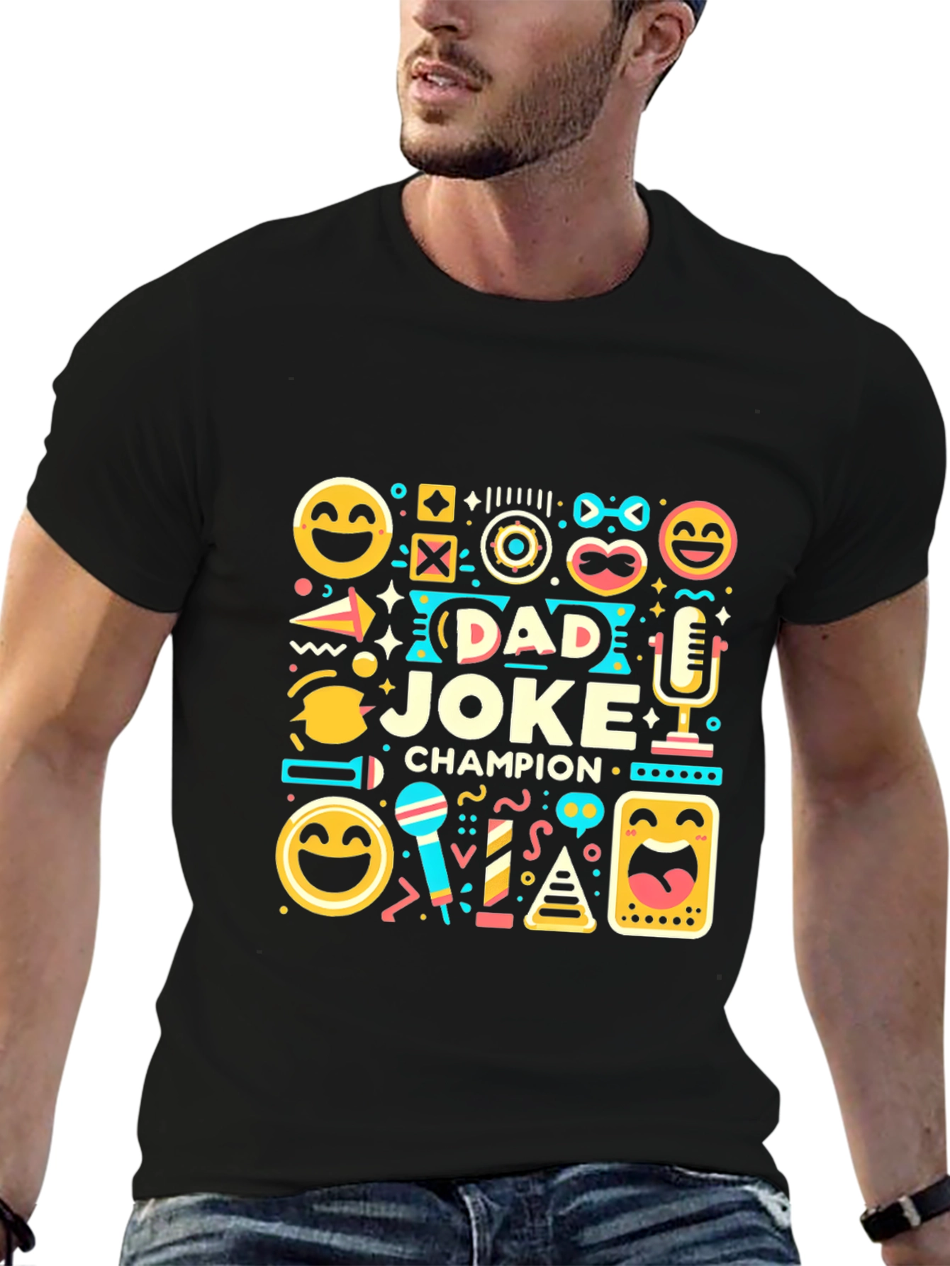 Dad Joke Champion Graphic T-Shirt