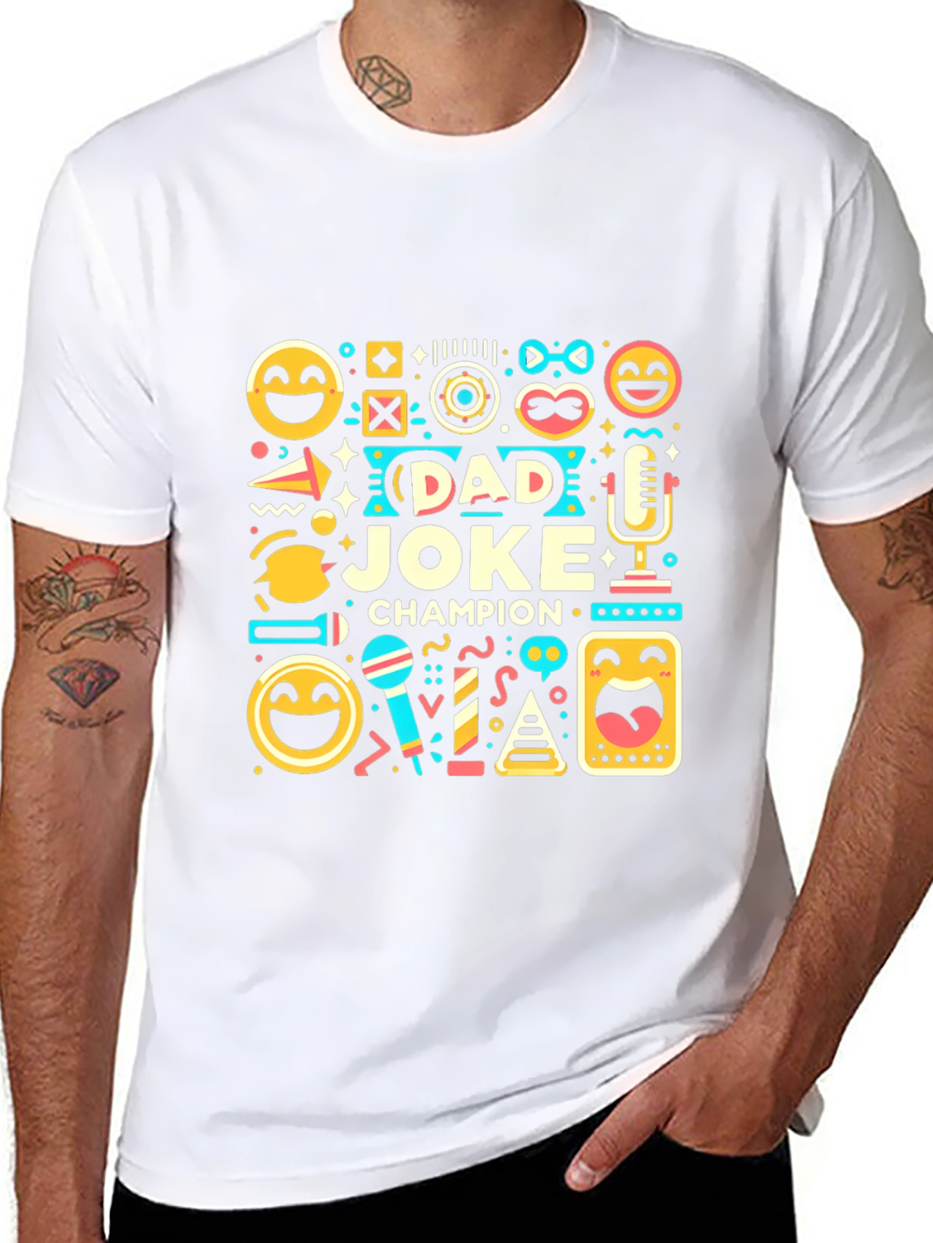 Dad Joke Champion Graphic T-Shirt