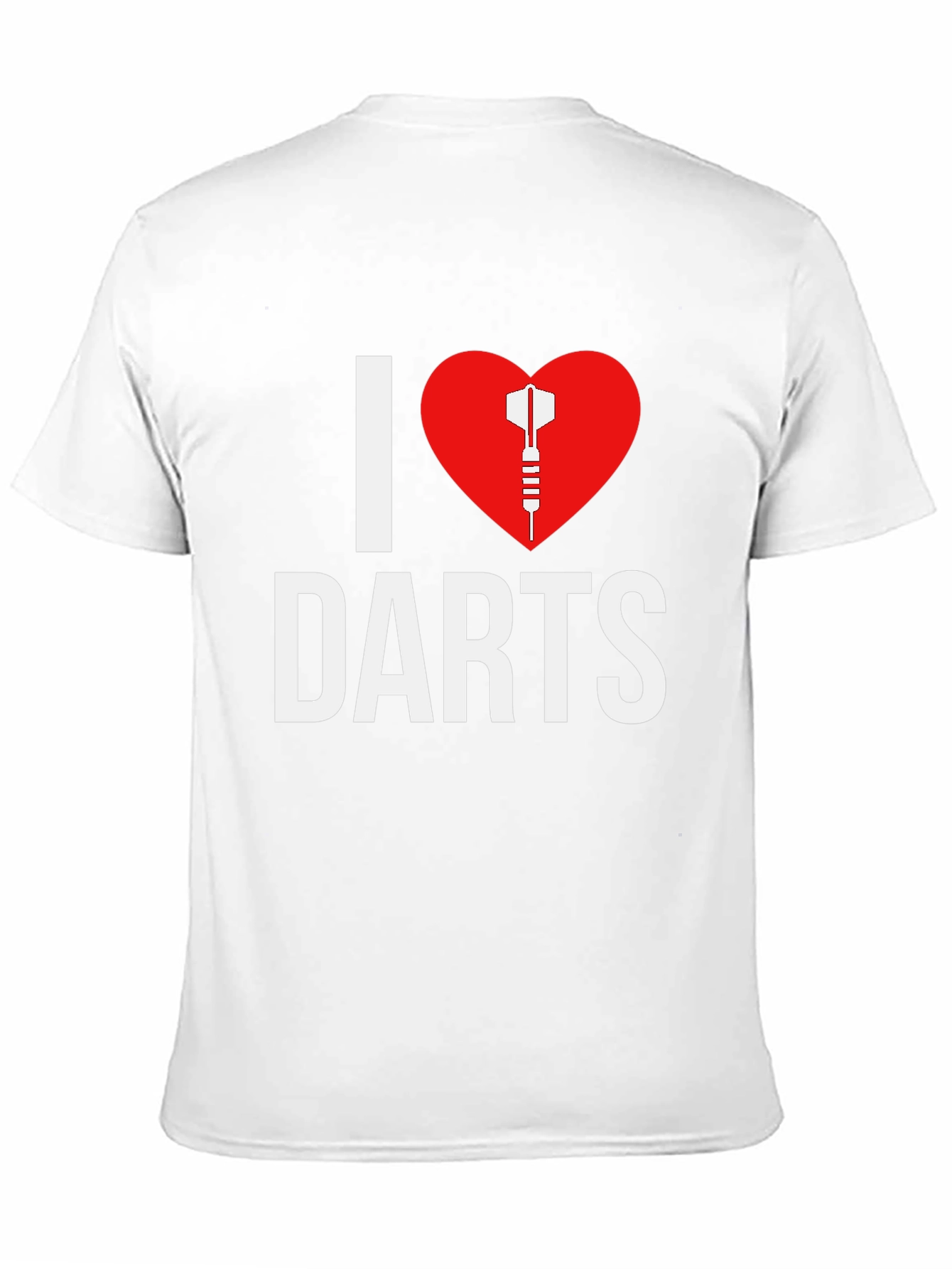 I Heart Darts T-Shirt - Black Tee