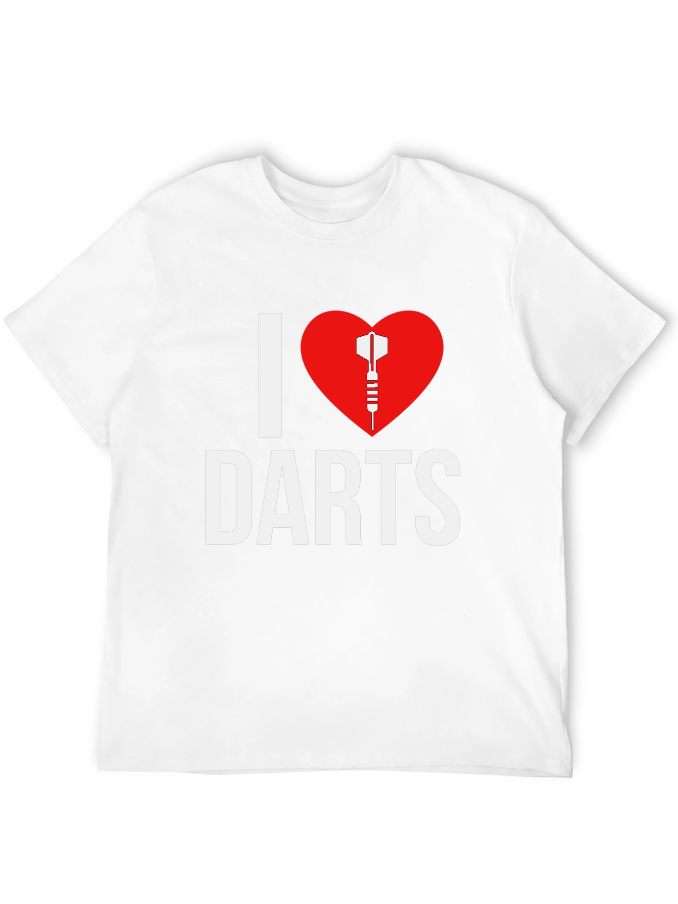 I Heart Darts T-Shirt - Black Tee
