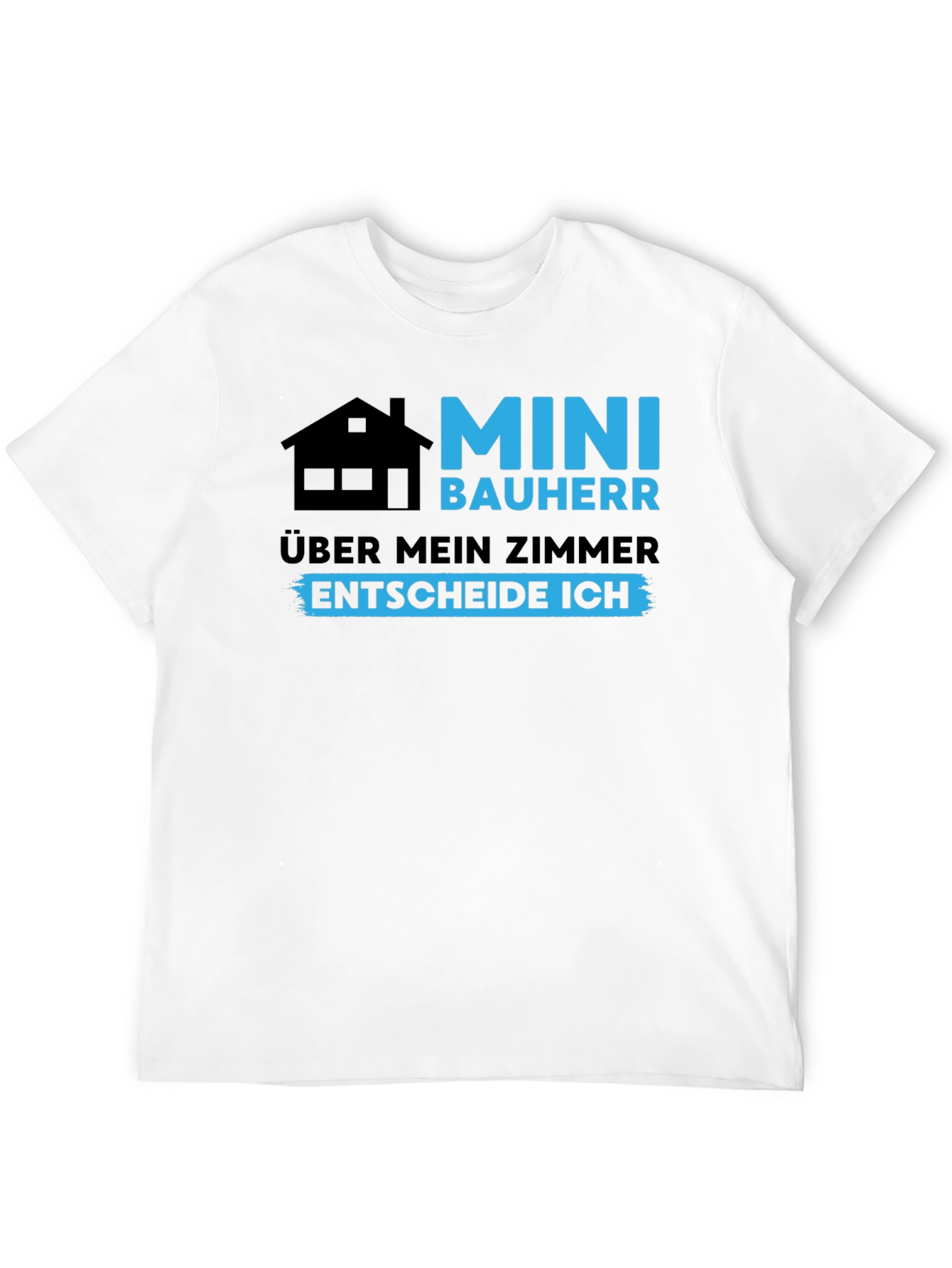 Mini Bauherr - I Decide Black T-Shirt