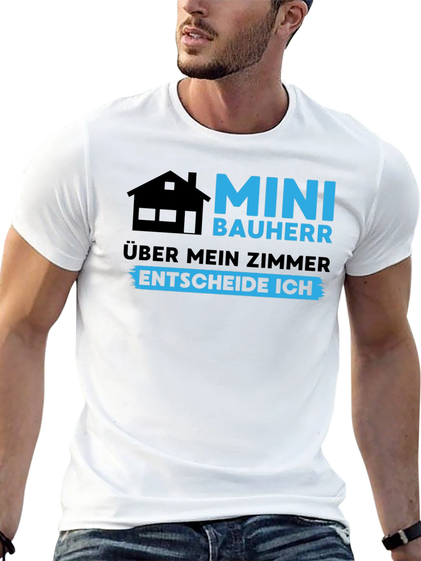 Mini Bauherr - I Decide Black T-Shirt