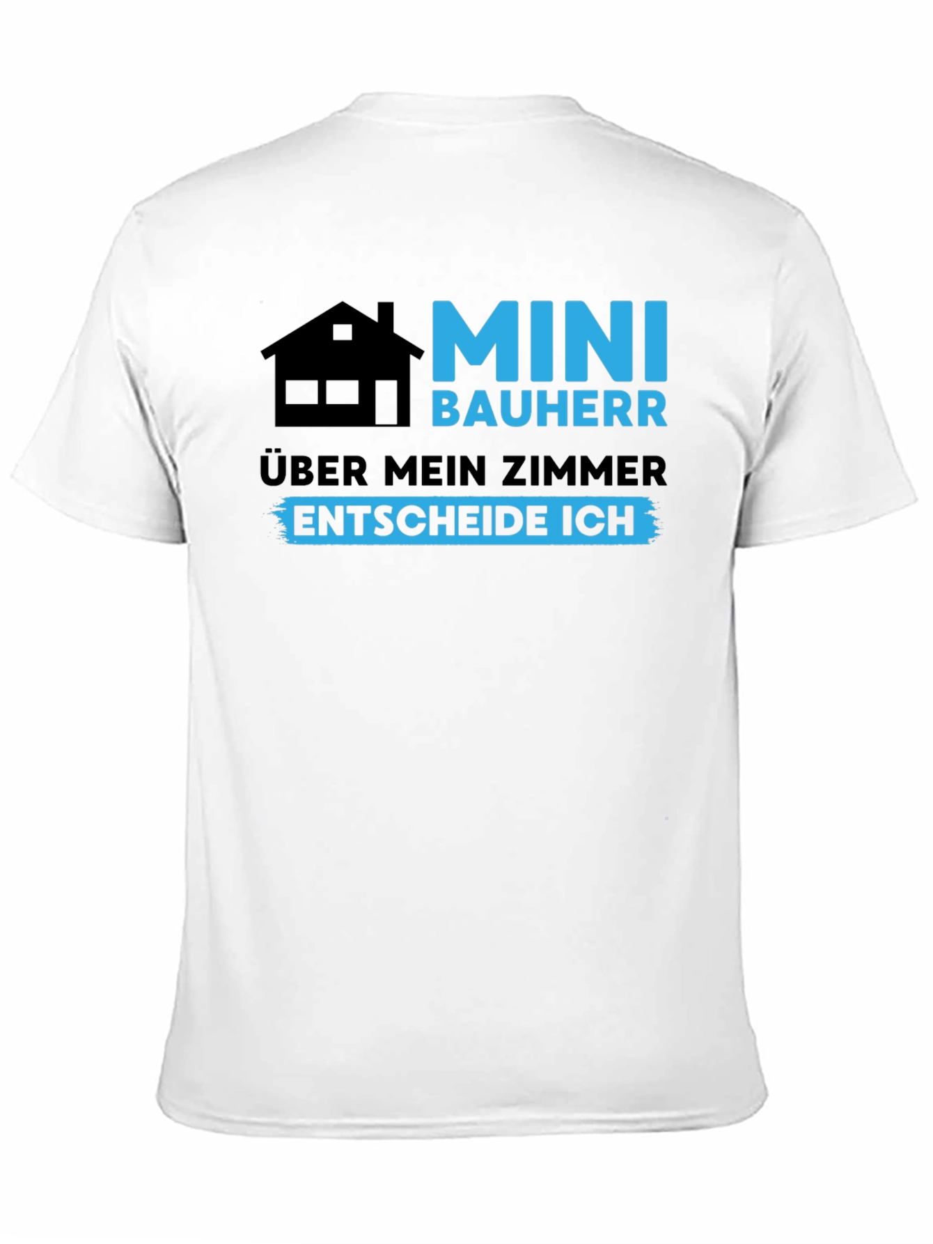 Mini Bauherr - I Decide Black T-Shirt