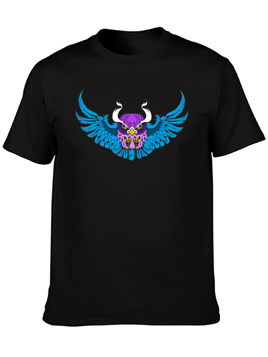 Eye-Catching Graphic Tee - Winged Beast