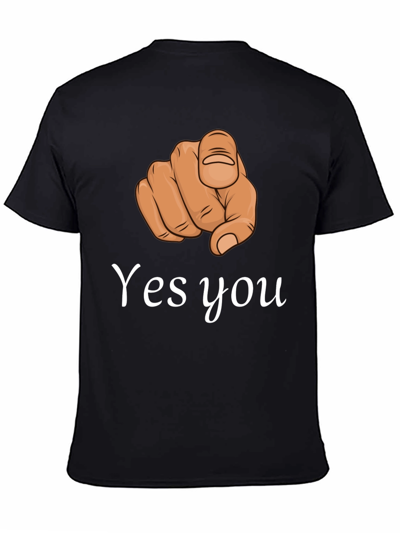Yes You Pointing Finger Graphic T-Shirt