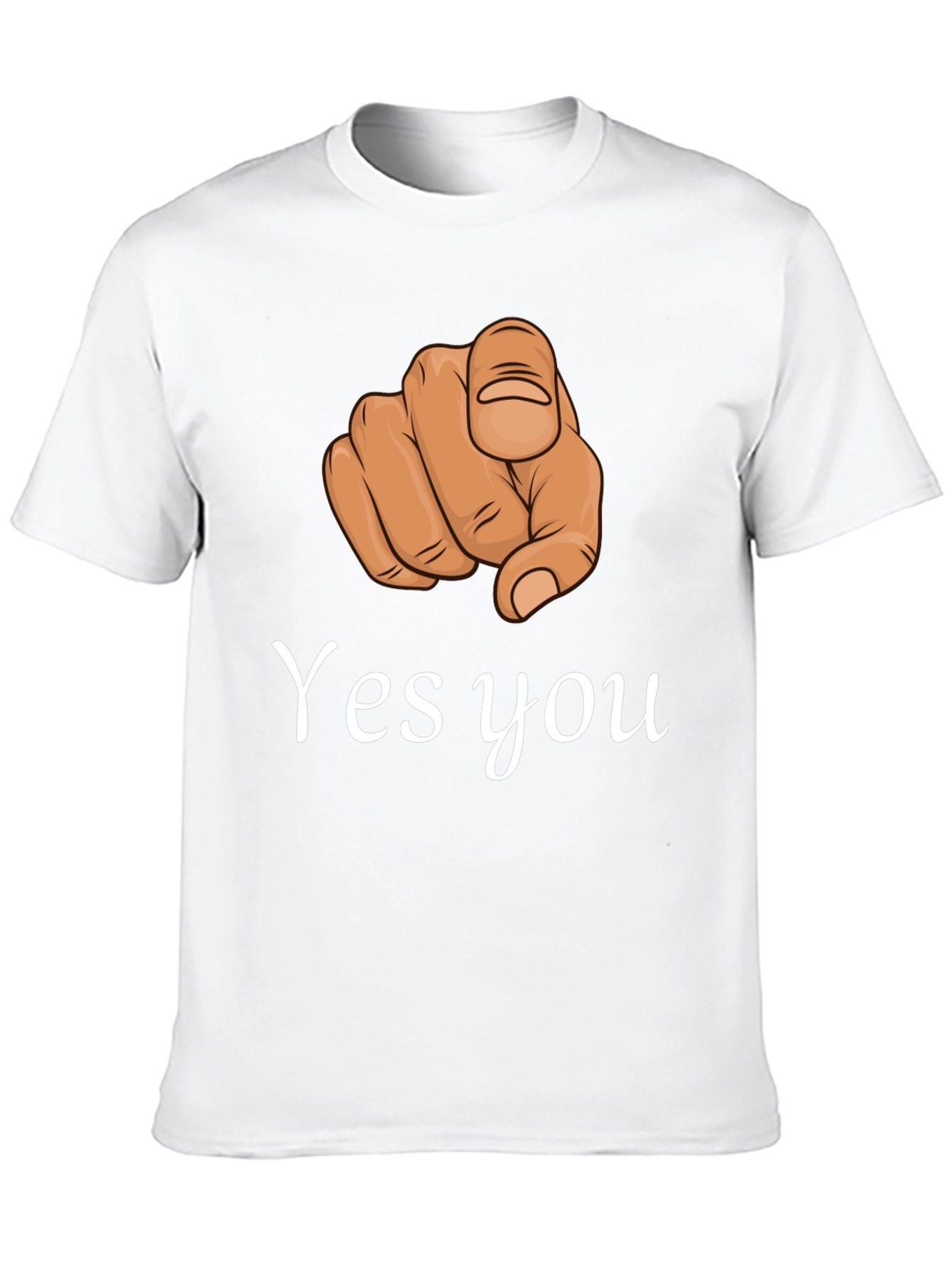 Yes You Pointing Finger Graphic T-Shirt