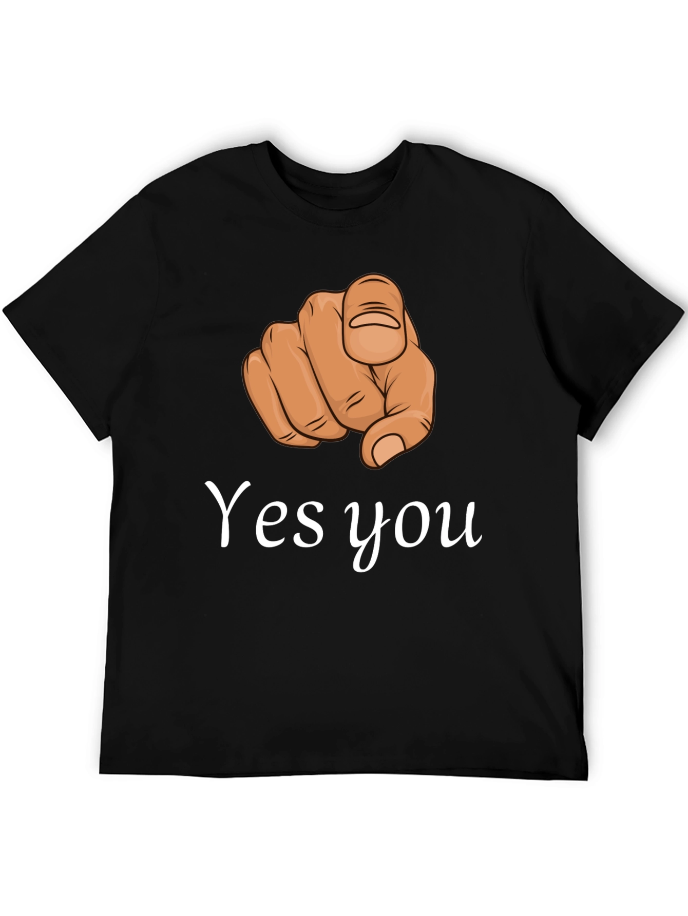 Yes You Pointing Finger Graphic T-Shirt