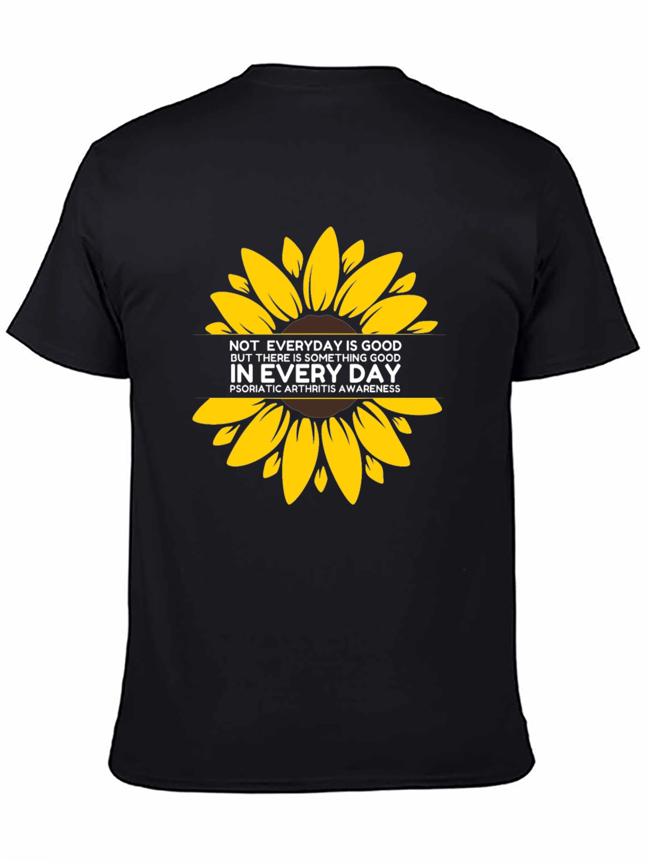 Psoriatic Arthritis Awareness T-Shirt Sunflower Graphic