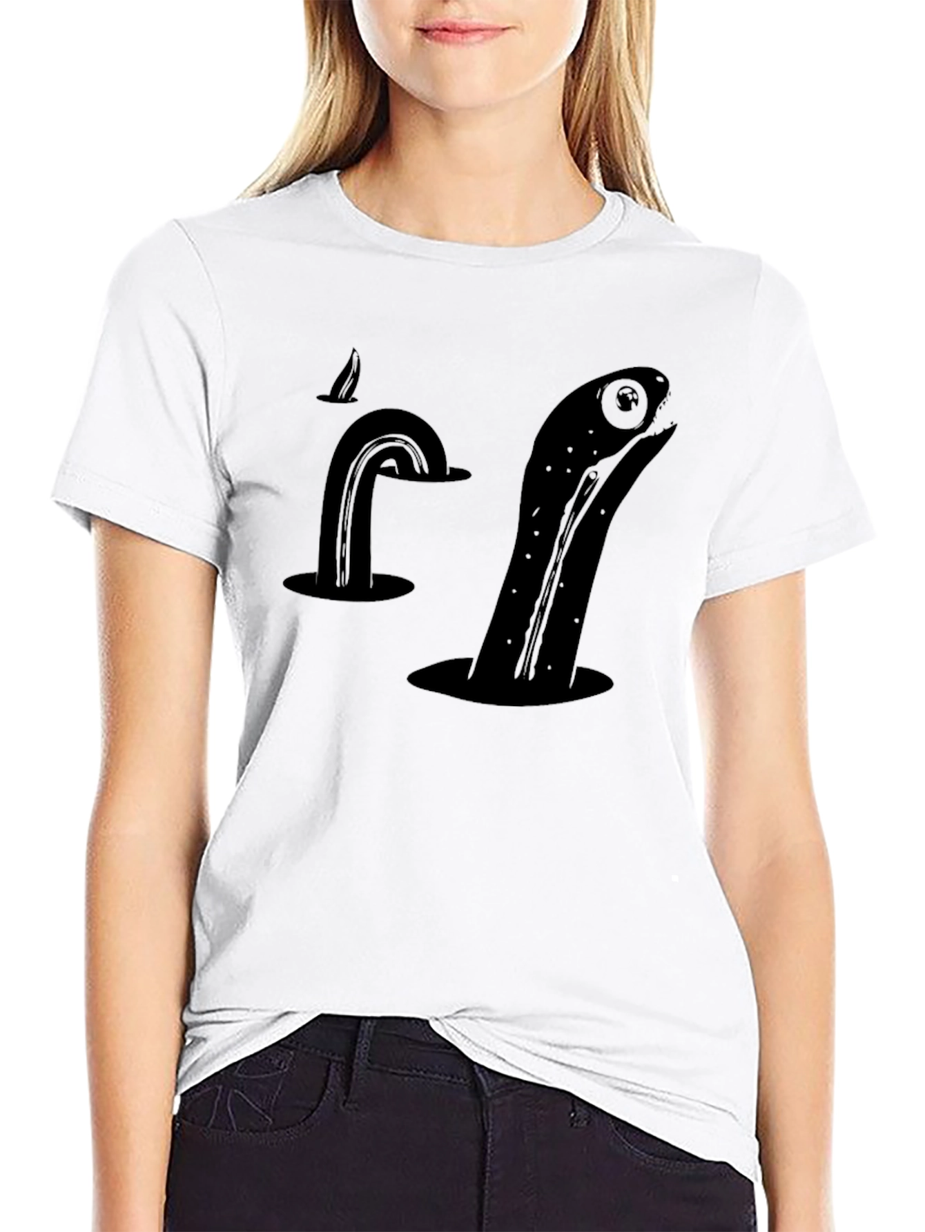 Monster Emerging Black T-Shirt