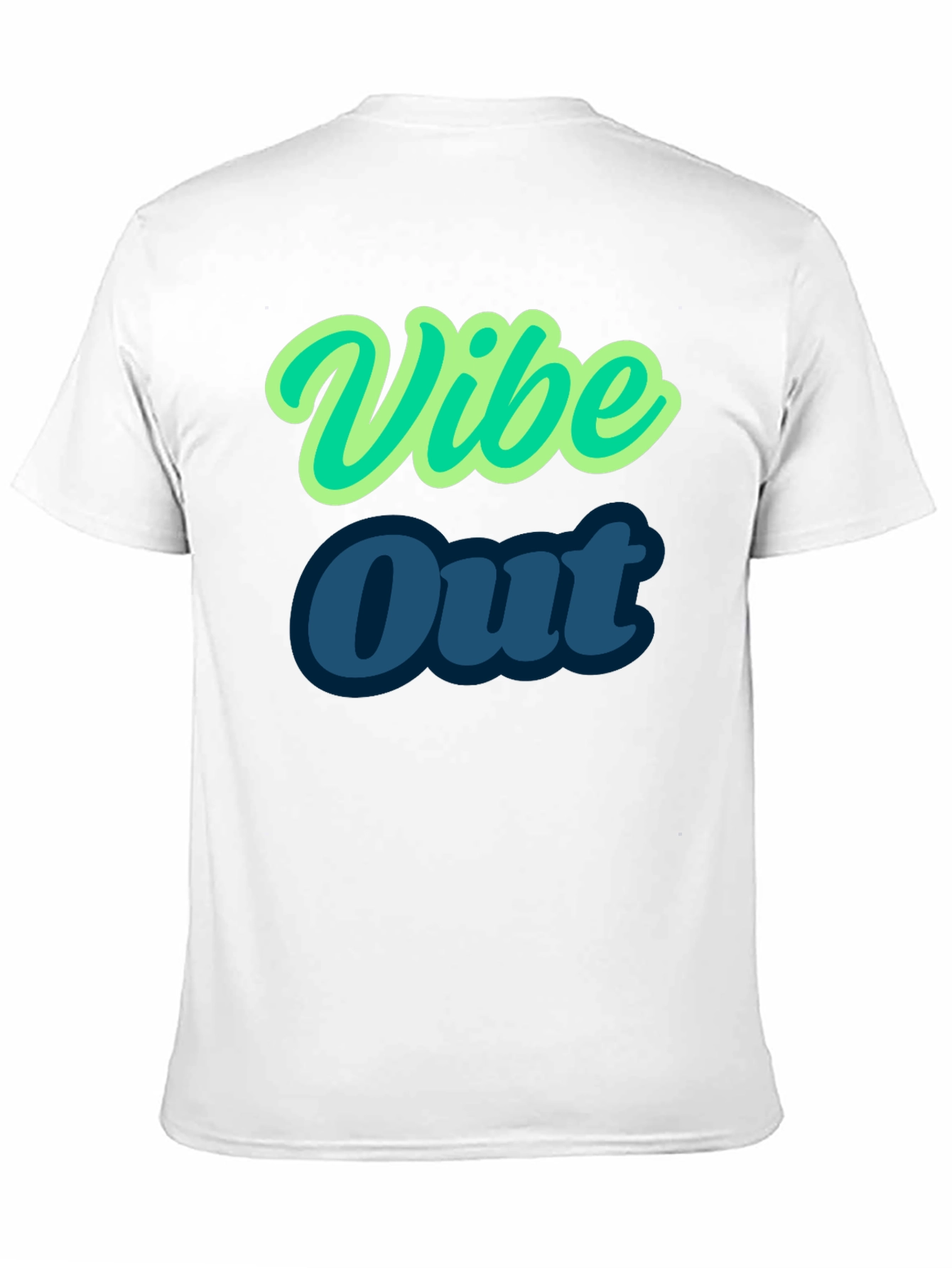 Vibe Out Black T-Shirt | Stylish Casual Tee