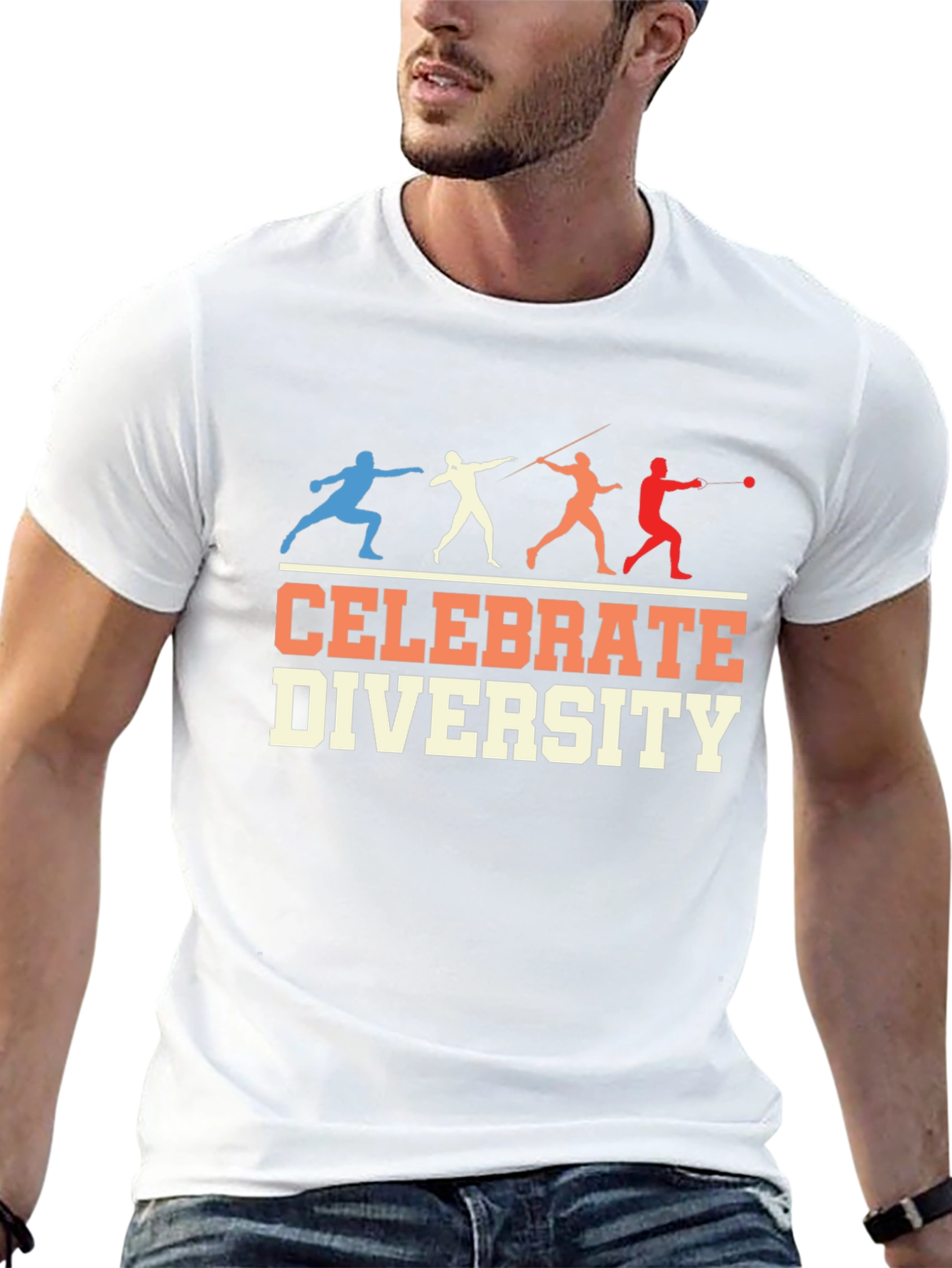 Celebrate Diversity Throwing T-Shirt
