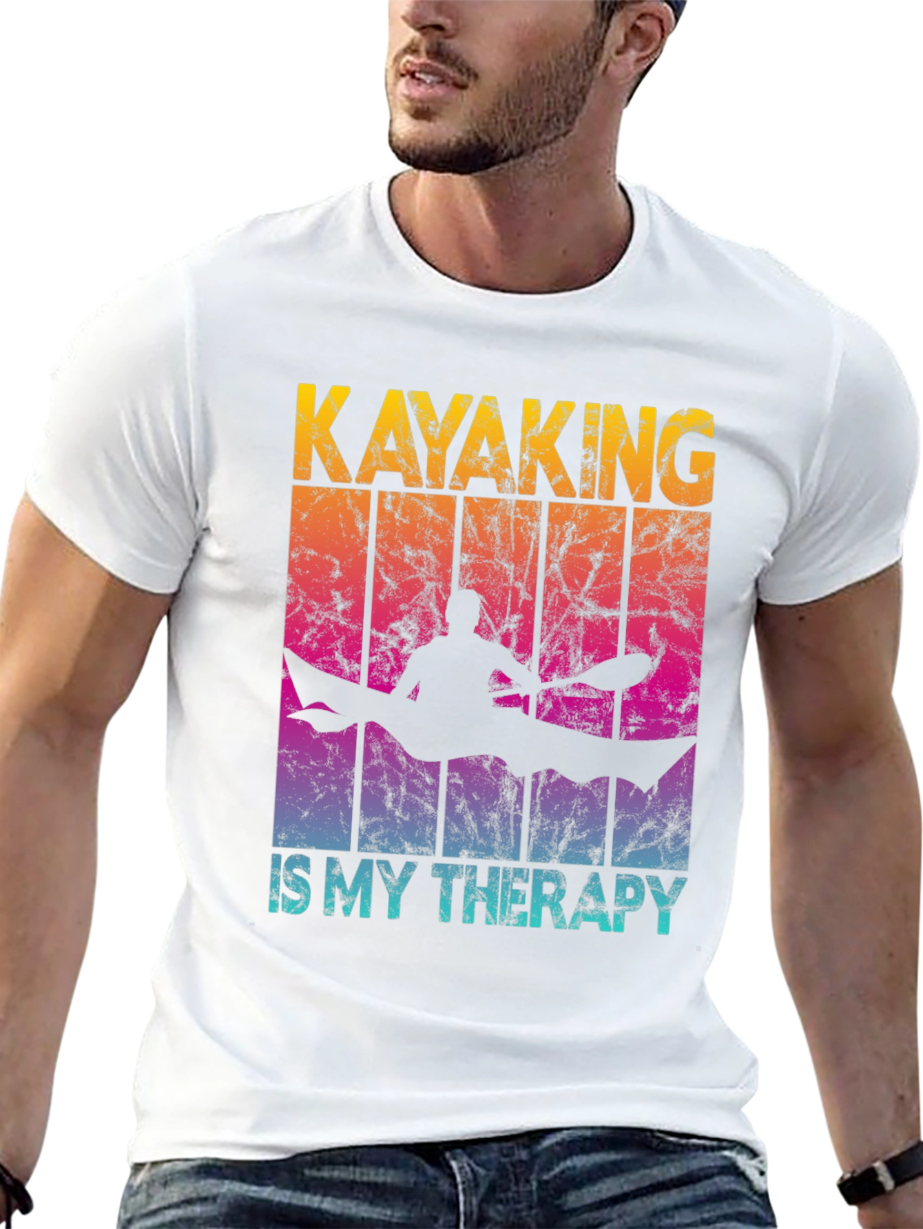 Kayaking Therapy T-Shirt - Outdoor Adventure Tee
