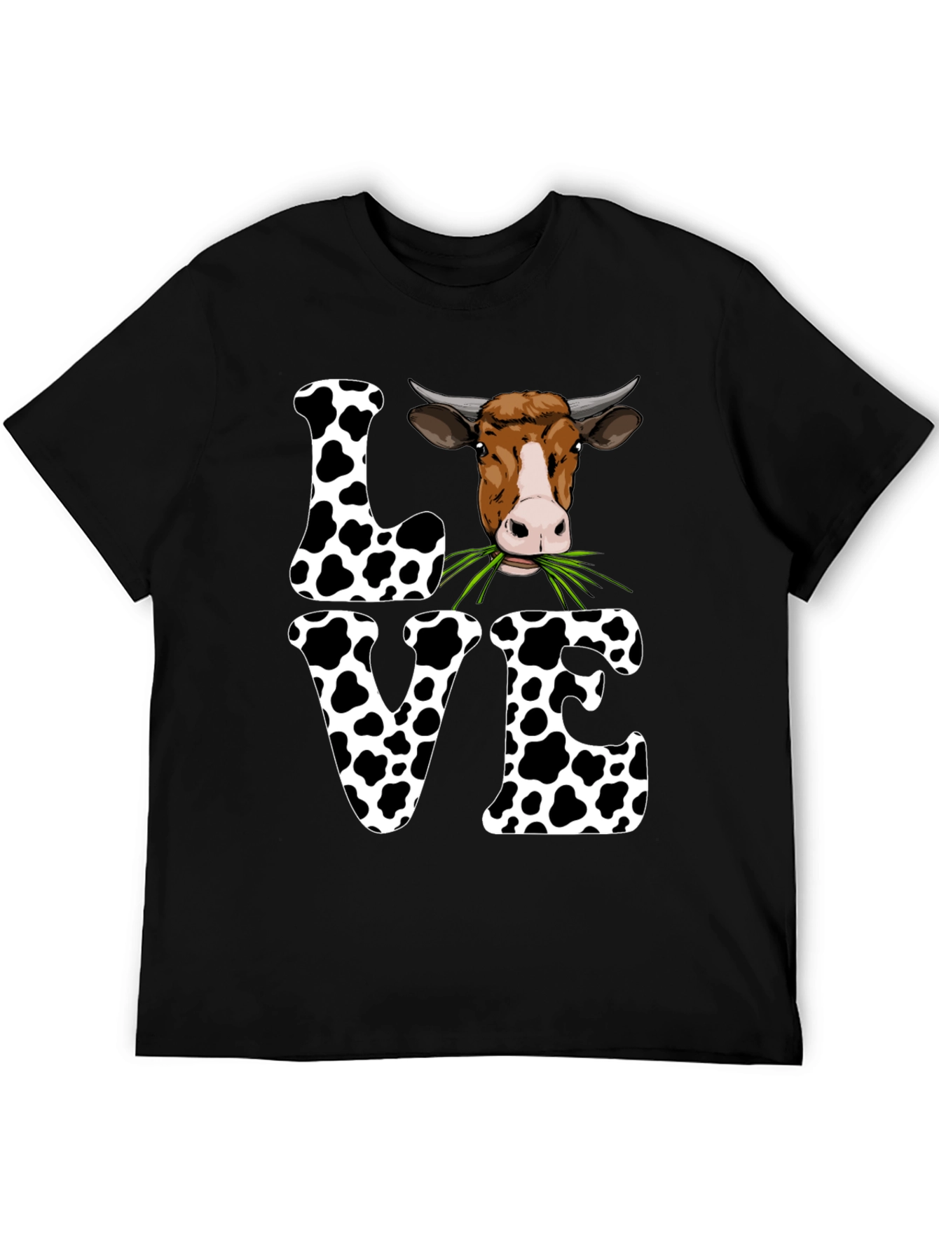 Cow Love Graphic Tee - Cute Farm Animal T-Shirt