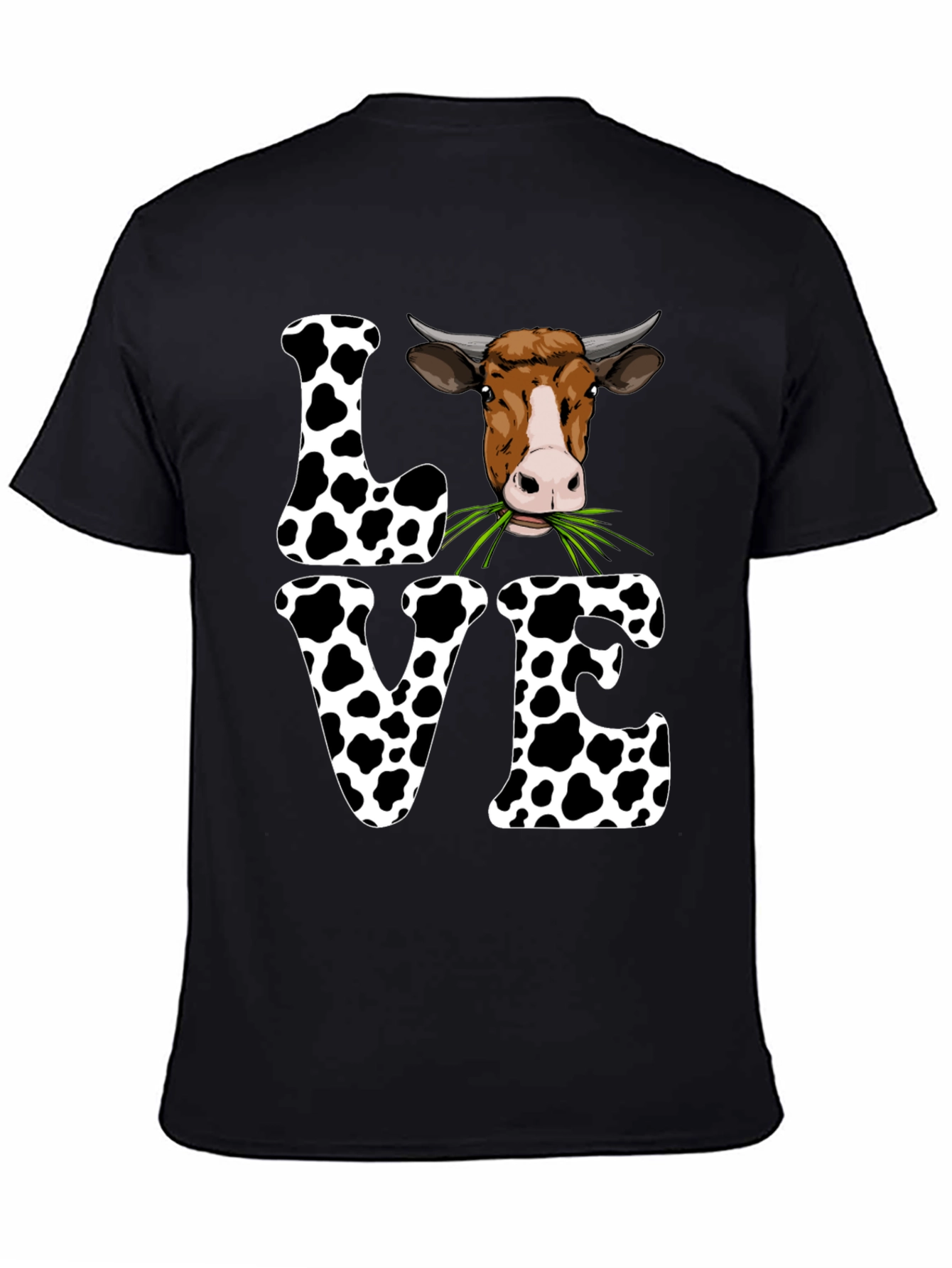 Cow Love Graphic Tee - Cute Farm Animal T-Shirt