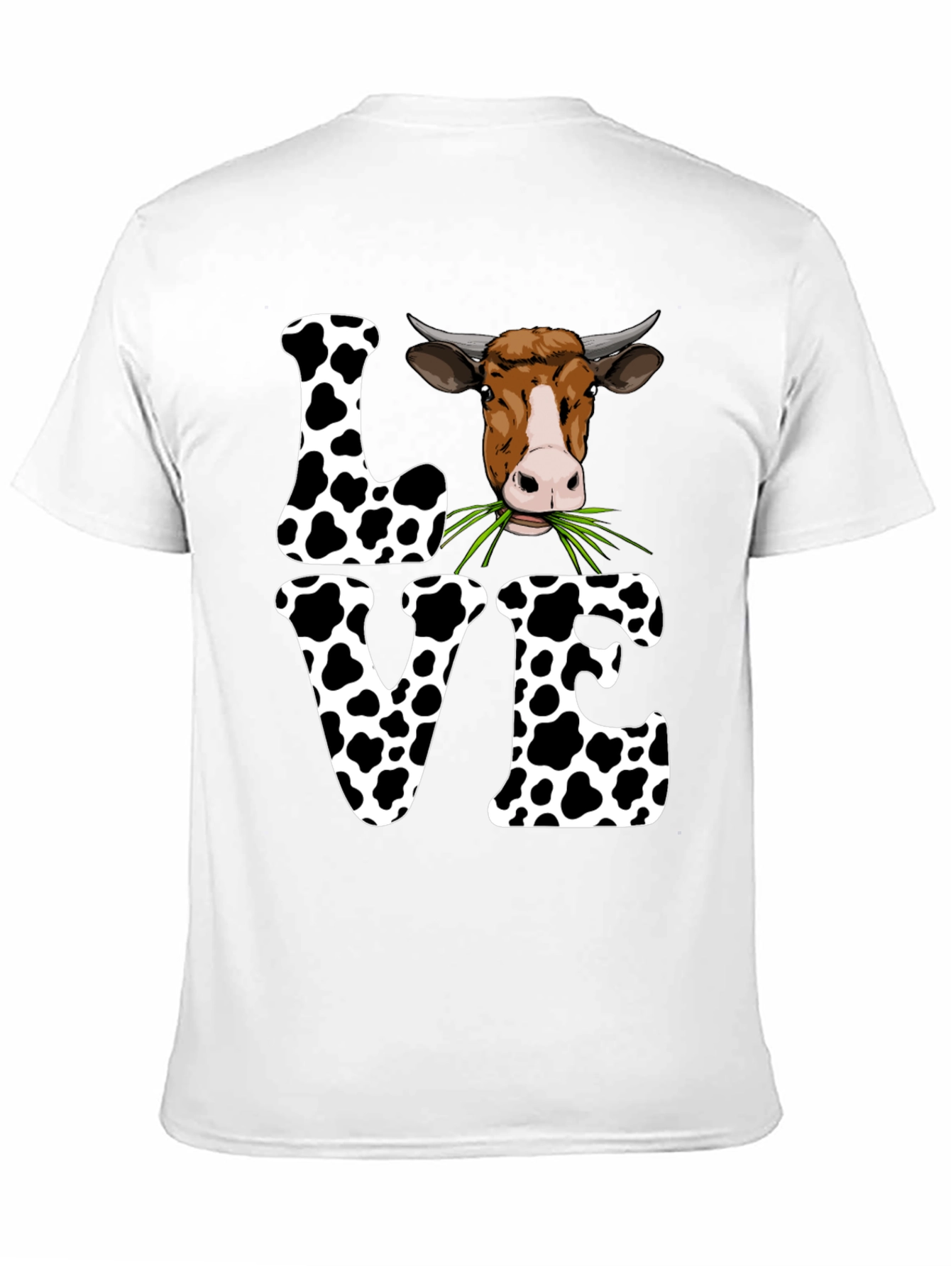 Cow Love Graphic Tee - Cute Farm Animal T-Shirt