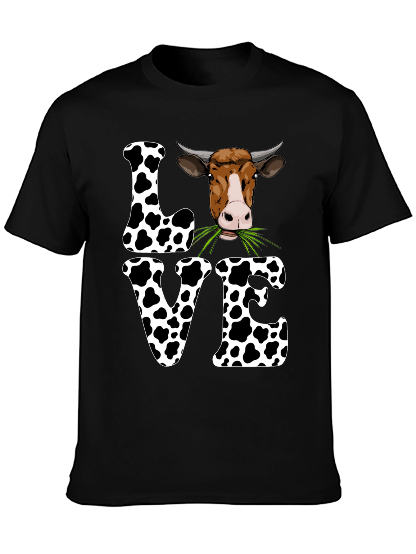 Cow Love Graphic Tee - Cute Farm Animal T-Shirt
