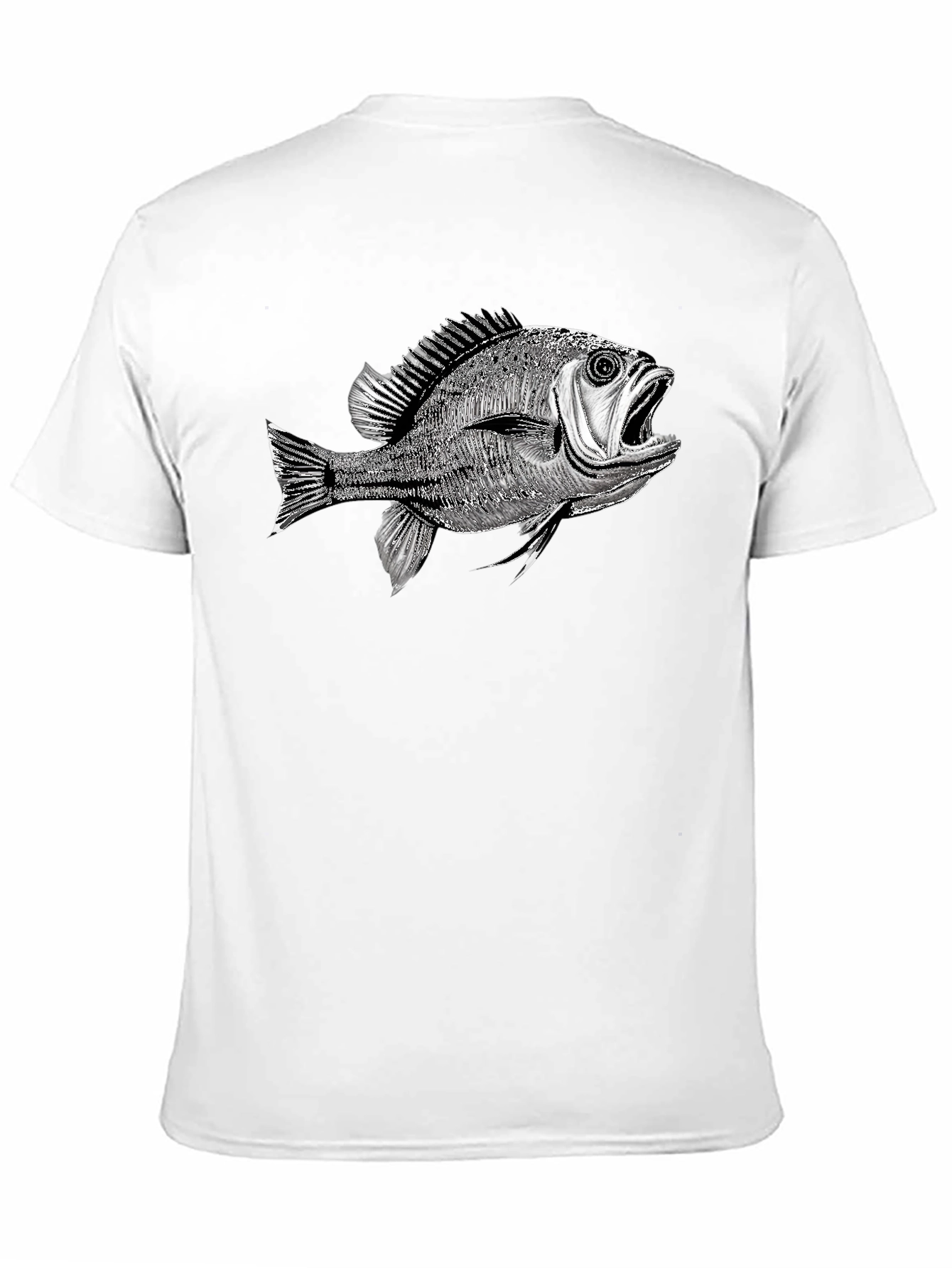 Fish Graphic Black T-Shirt