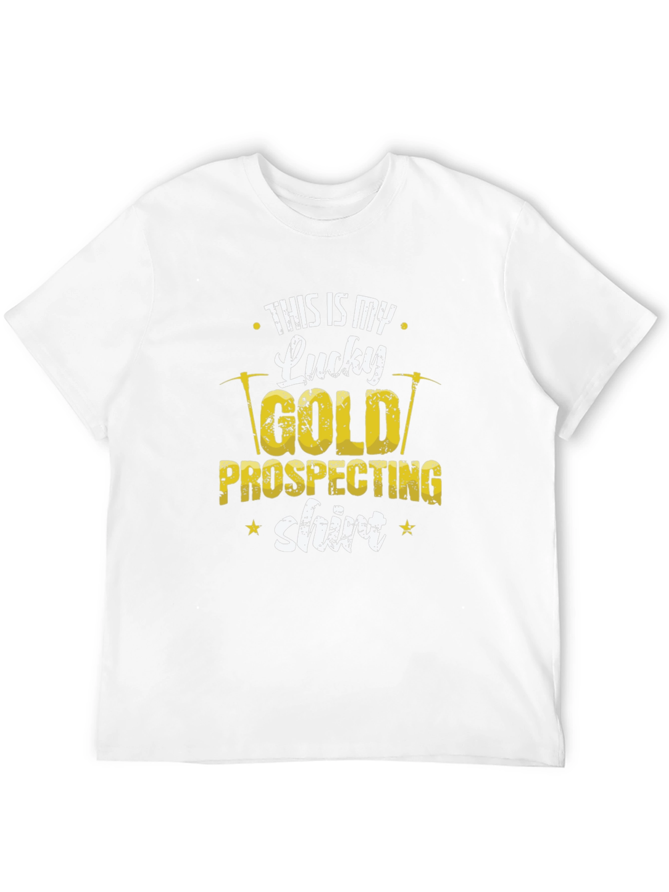Lucky Gold Prospecting T-Shirt - Miner Tee