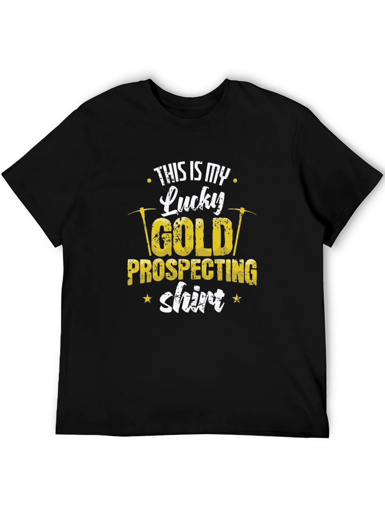 Lucky Gold Prospecting T-Shirt - Miner Tee