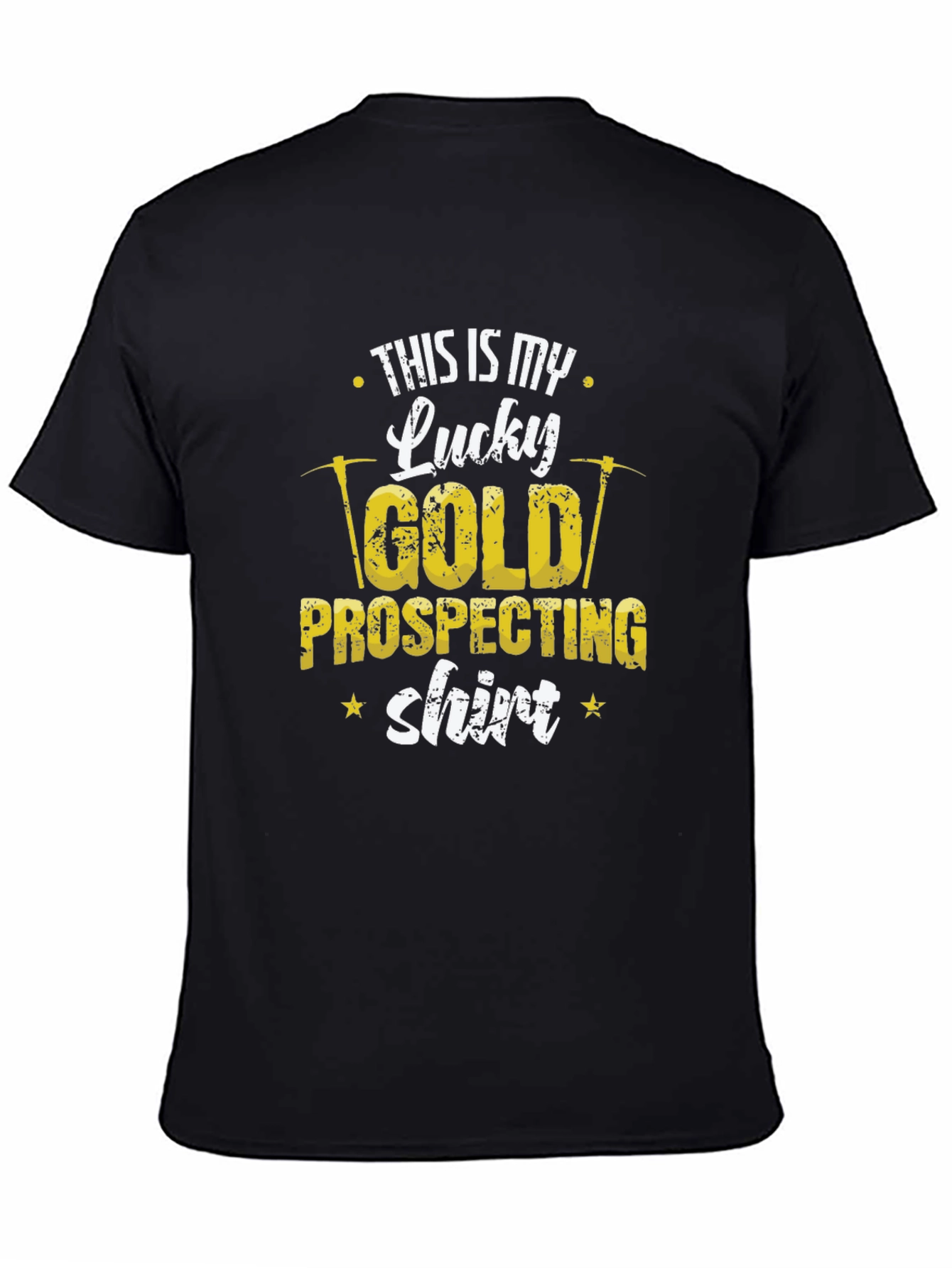 Lucky Gold Prospecting T-Shirt - Miner Tee