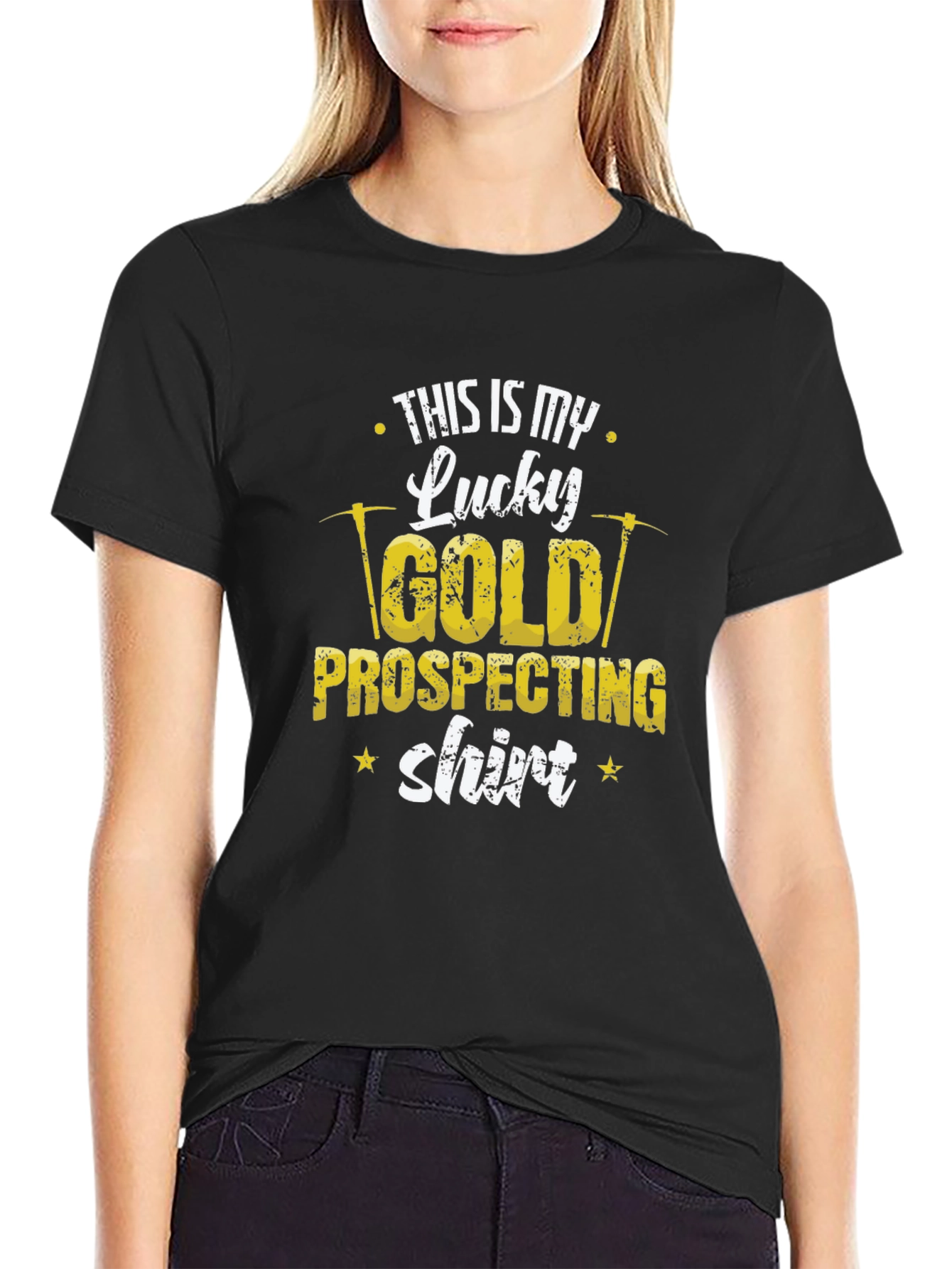 Lucky Gold Prospecting T-Shirt - Miner Tee