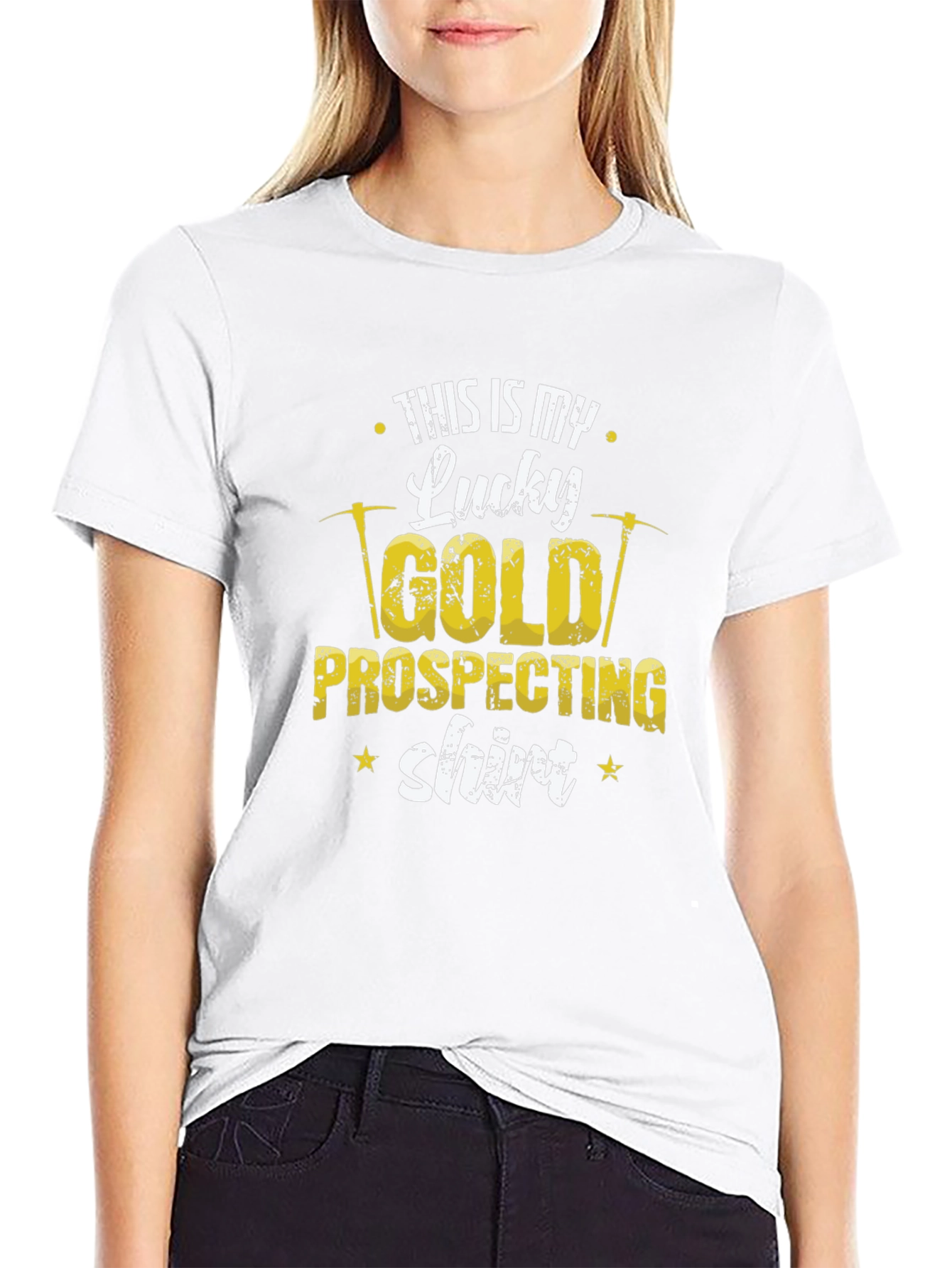 Lucky Gold Prospecting T-Shirt - Miner Tee