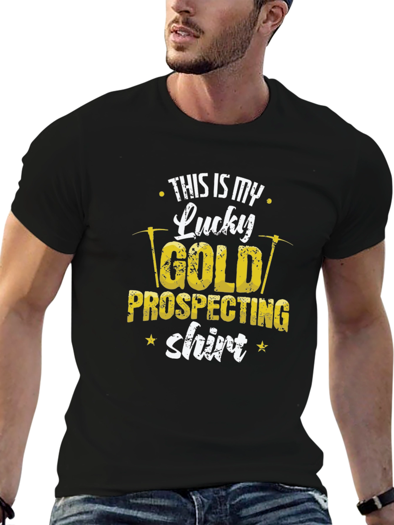 Lucky Gold Prospecting T-Shirt - Miner Tee