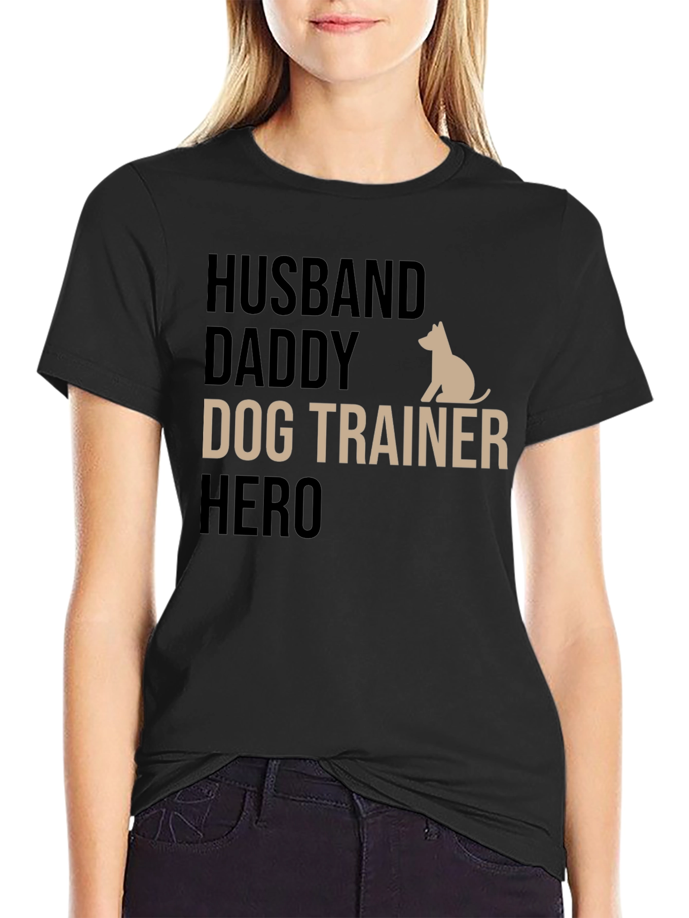 Husband Daddy Dog Trainer Hero T-Shirt