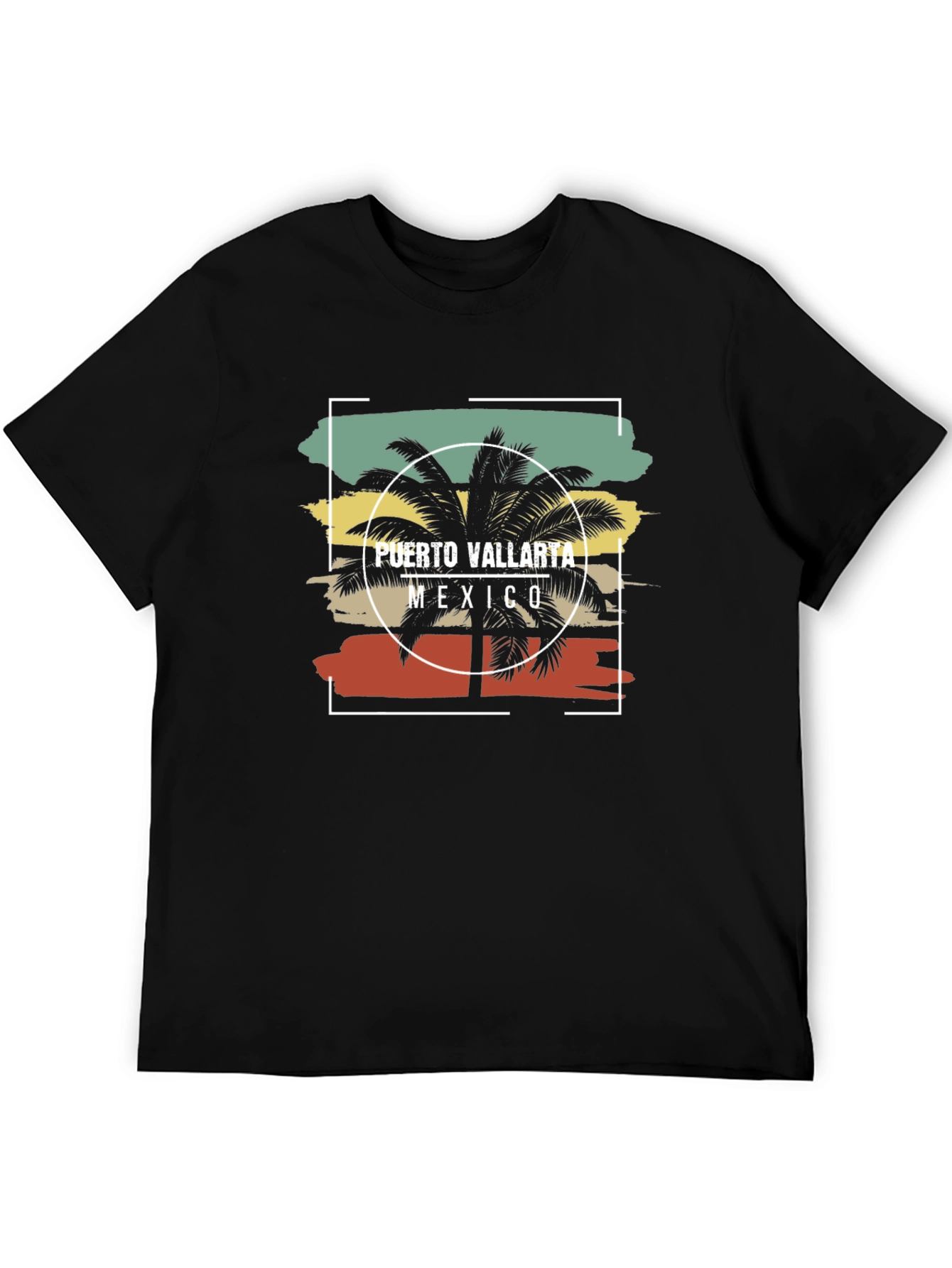 Puerto Vallarta Mexico Palm Tree T-Shirt