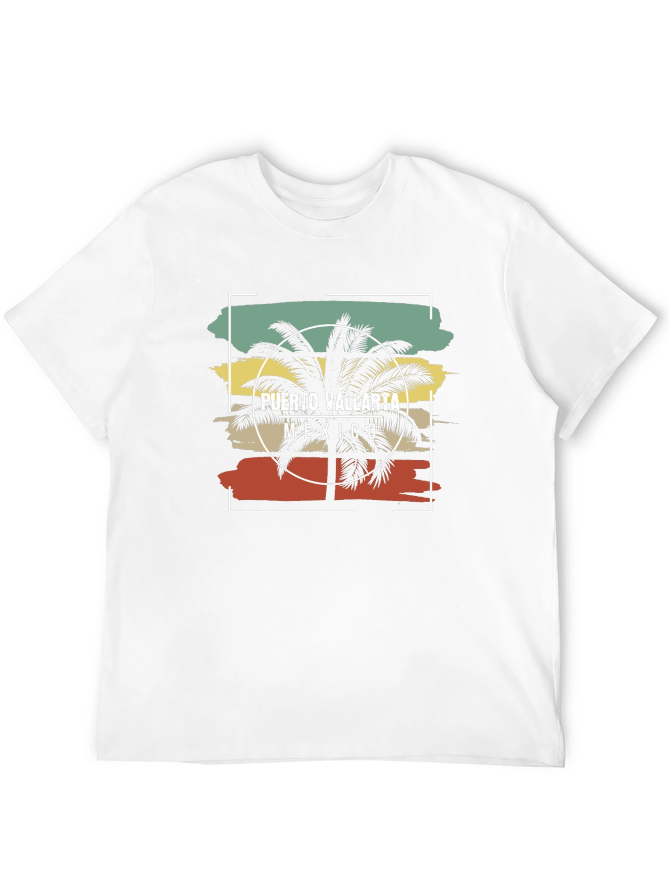 Puerto Vallarta Mexico Palm Tree T-Shirt